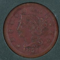 1851 LARGE 1C BRAIDED HAIR EF40