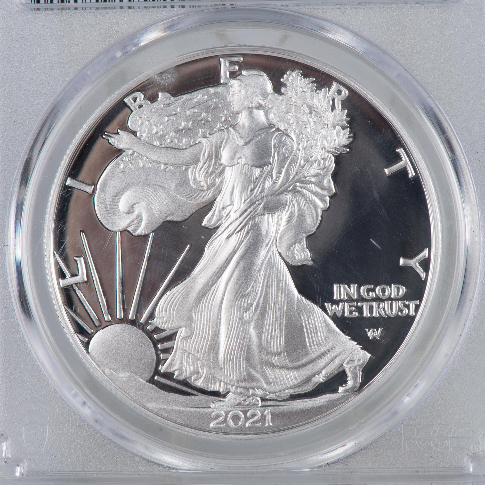 2021-S SILVER FLYING EAGLE FDI PR70 DCAM - Image 3 of 4