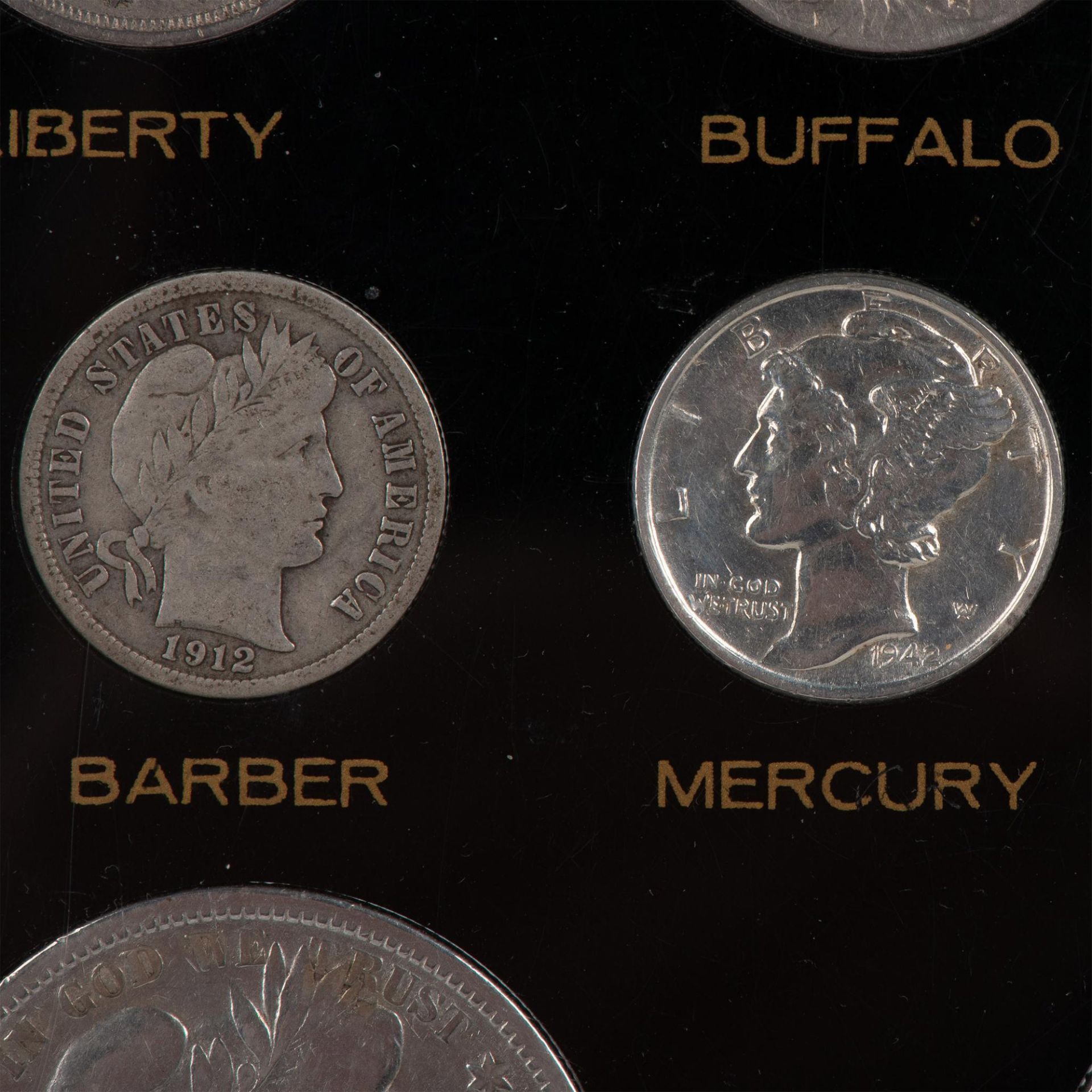 18PC 2OTH CENTURY COINS IN DISPLAY - Bild 2 aus 10