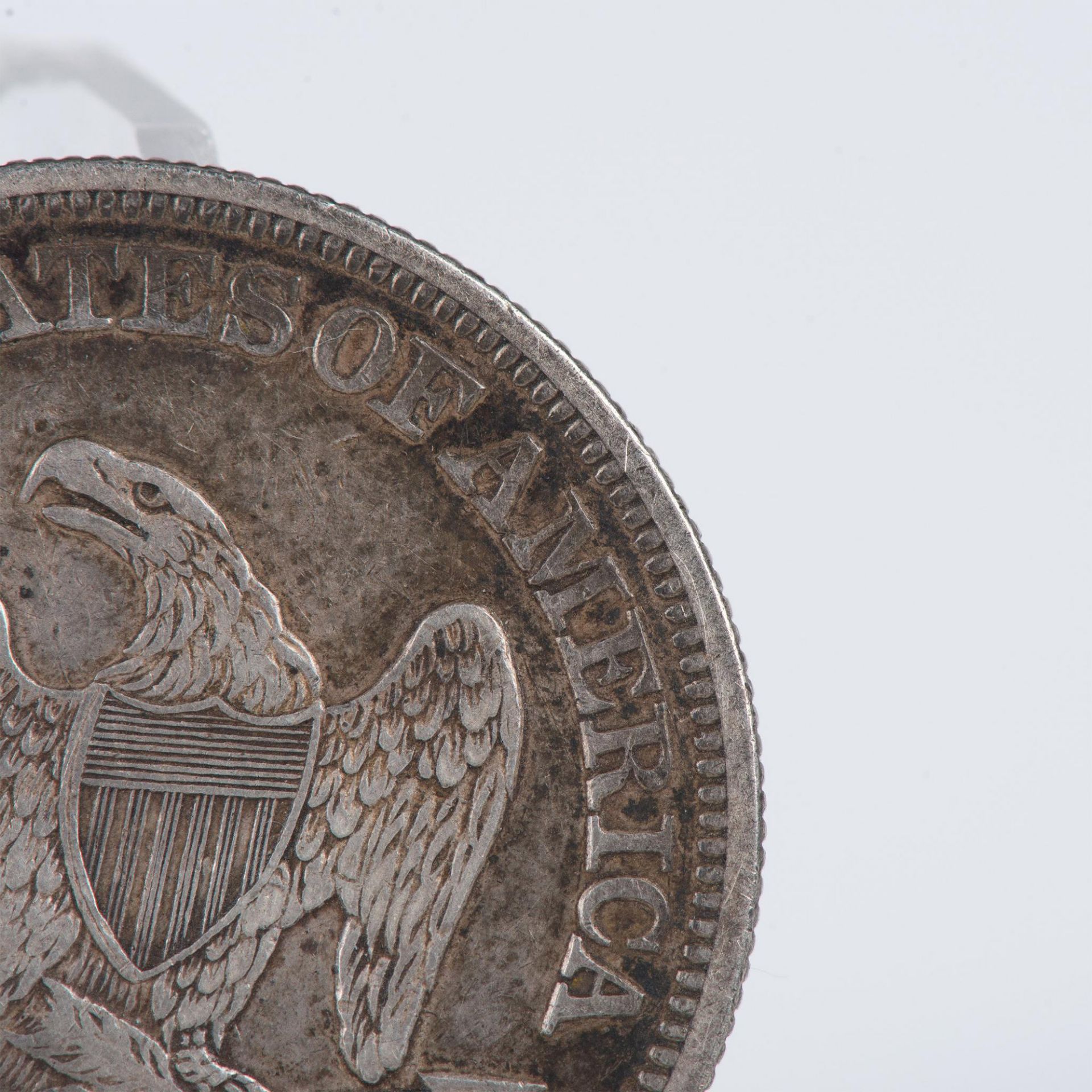 1859 SEATED LIBERTY US HALF DOLLAR AU50 - Image 8 of 11