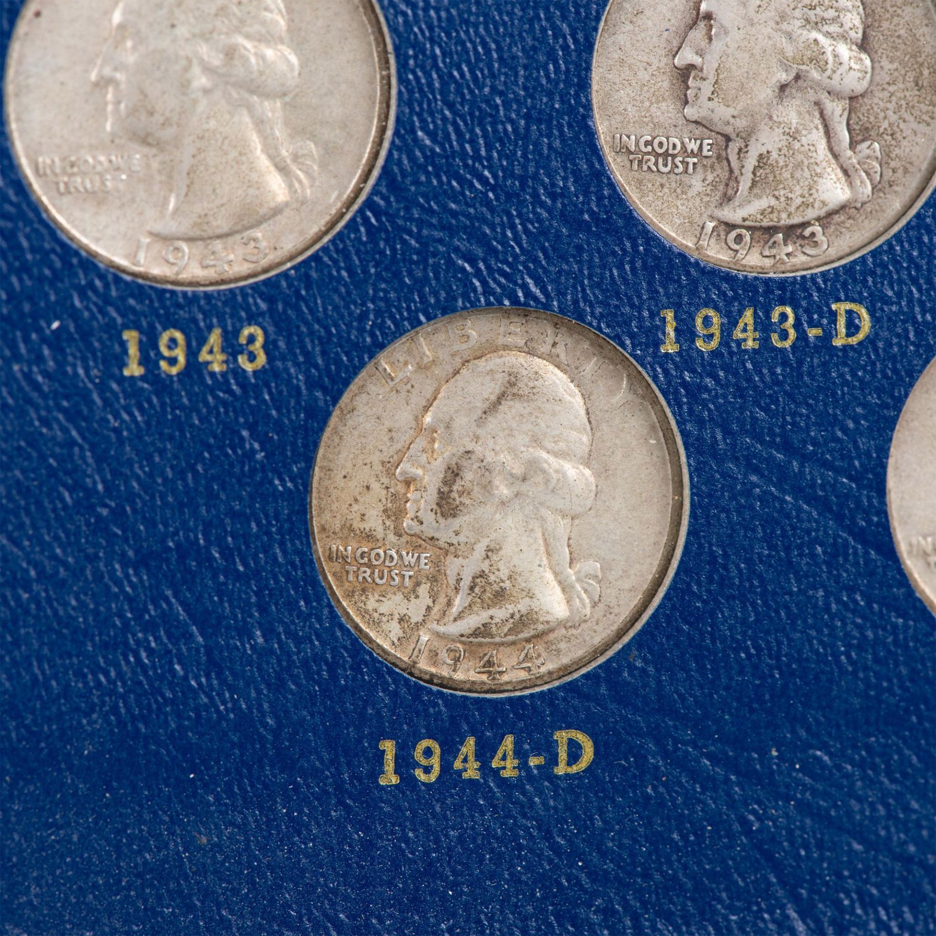 SET OF WASHINGTON QUARTERS 1932-1964 - Bild 5 aus 12