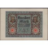 Antique 1920 German 100 Mark Banknote