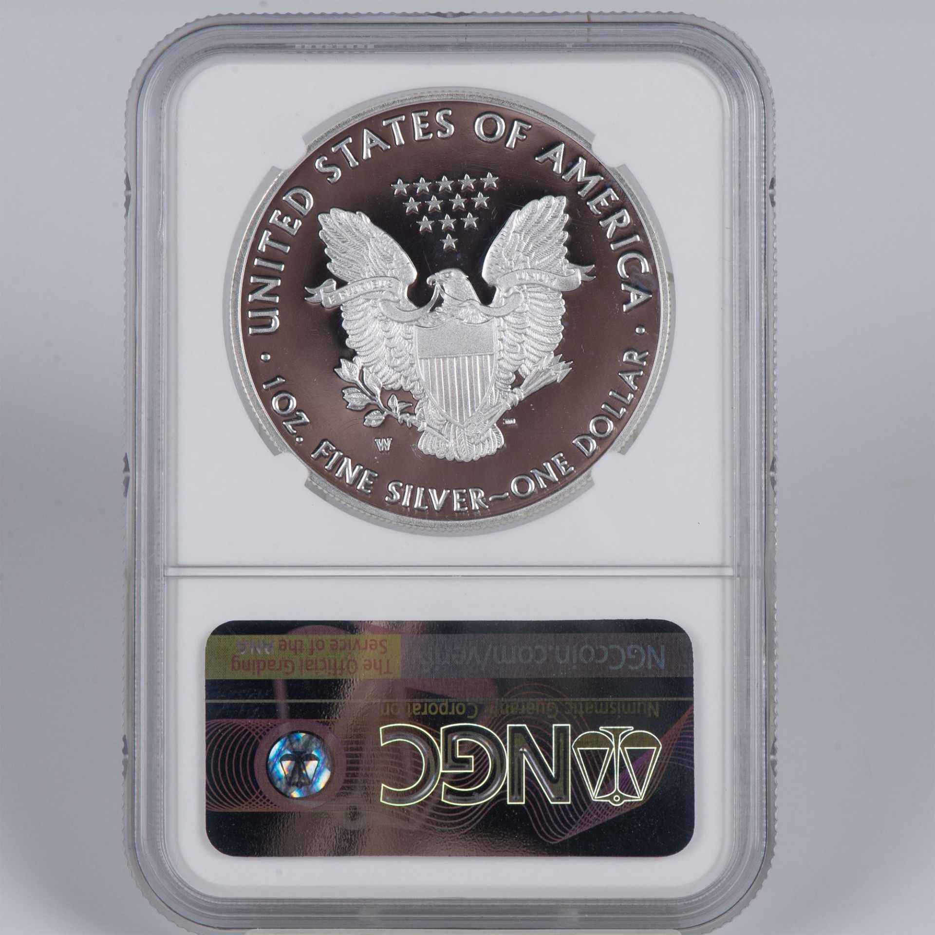 2021 W SILVER HERALDIC EAGLE PF70 ULTRA CAMEO - Image 2 of 4