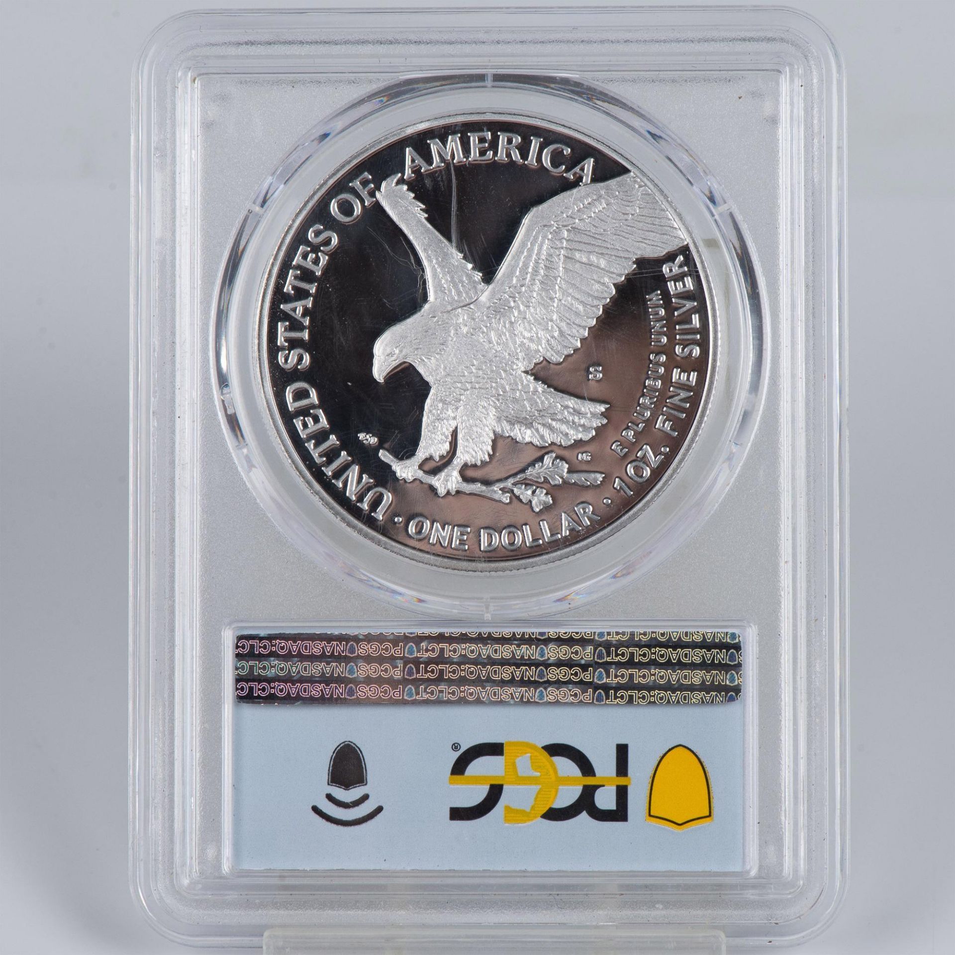 2021-S SILVER FLYING EAGLE FDI PR70 DCAM - Image 2 of 4