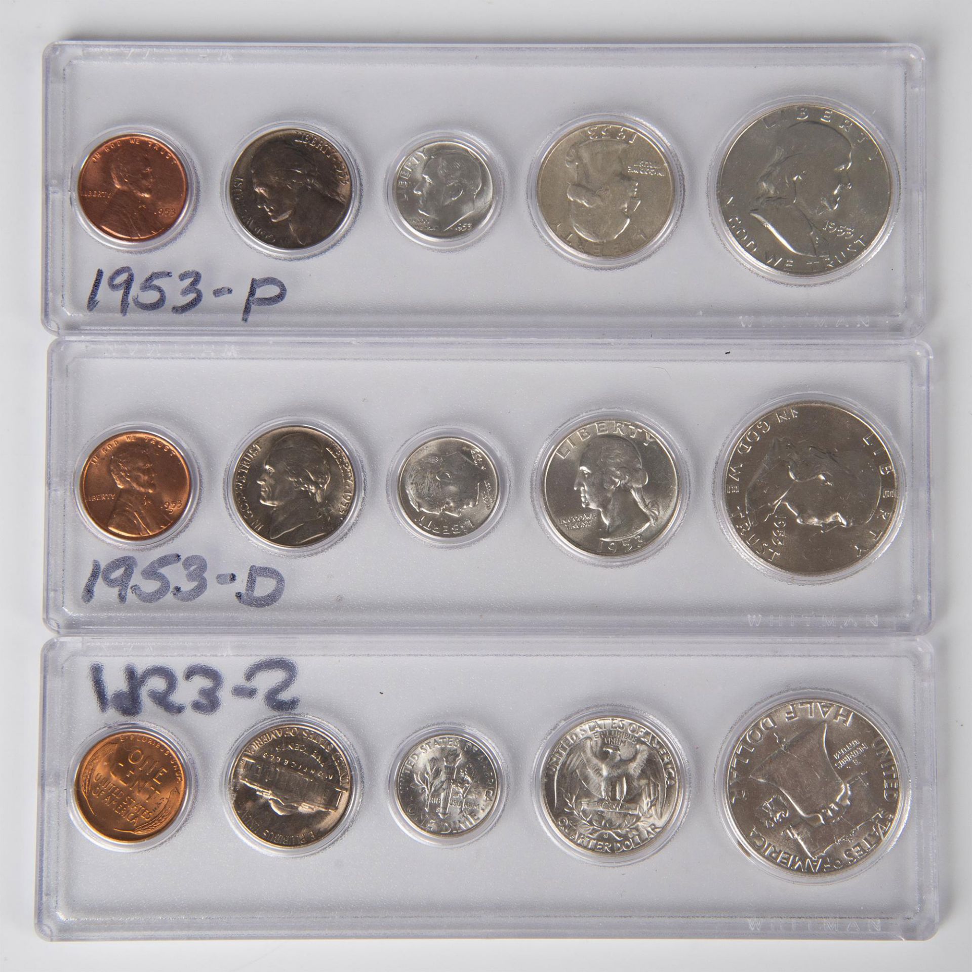121PC COLLECTION US COINS 1950-1959 UNCIRCULATED - Bild 4 aus 20