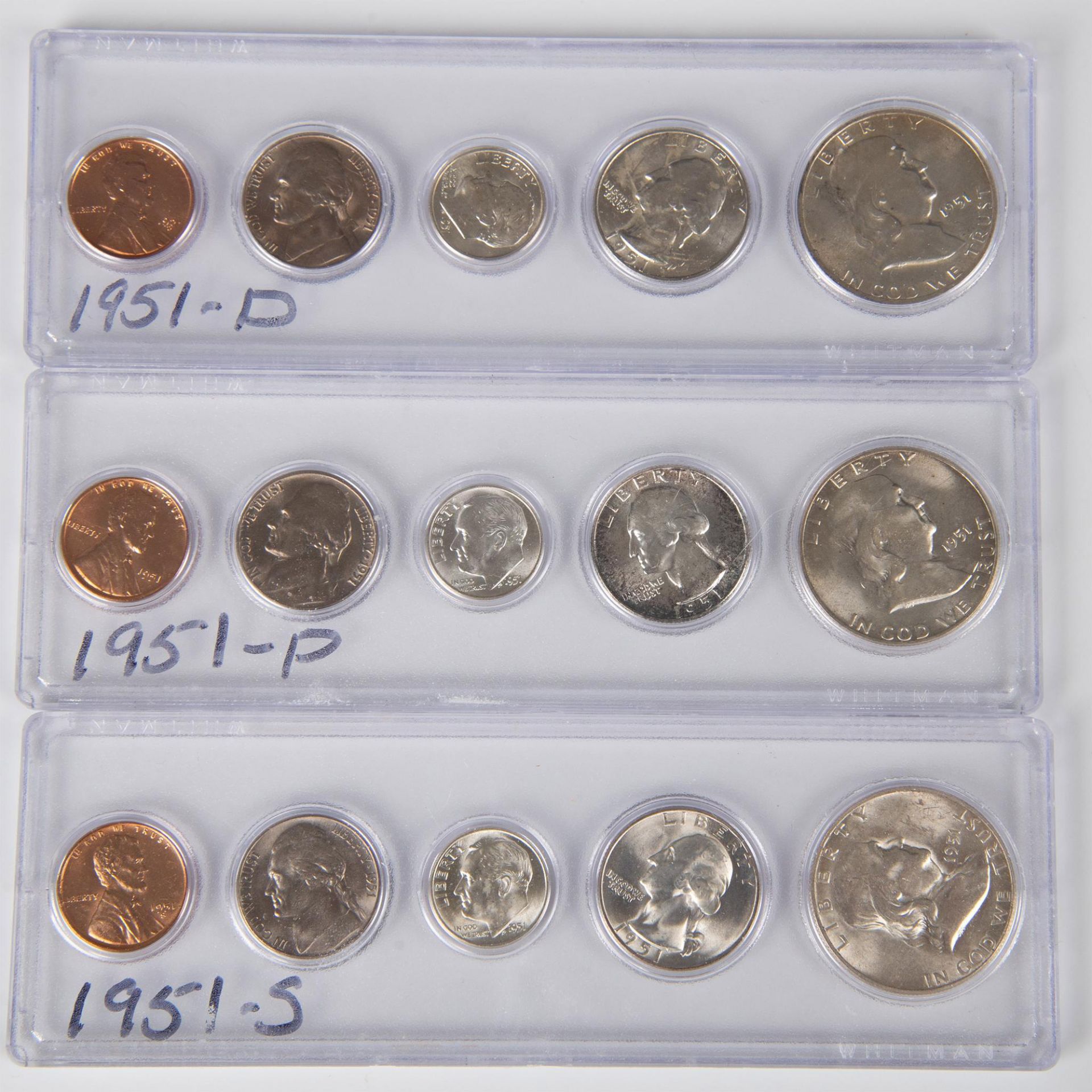 121PC COLLECTION US COINS 1950-1959 UNCIRCULATED - Image 11 of 20