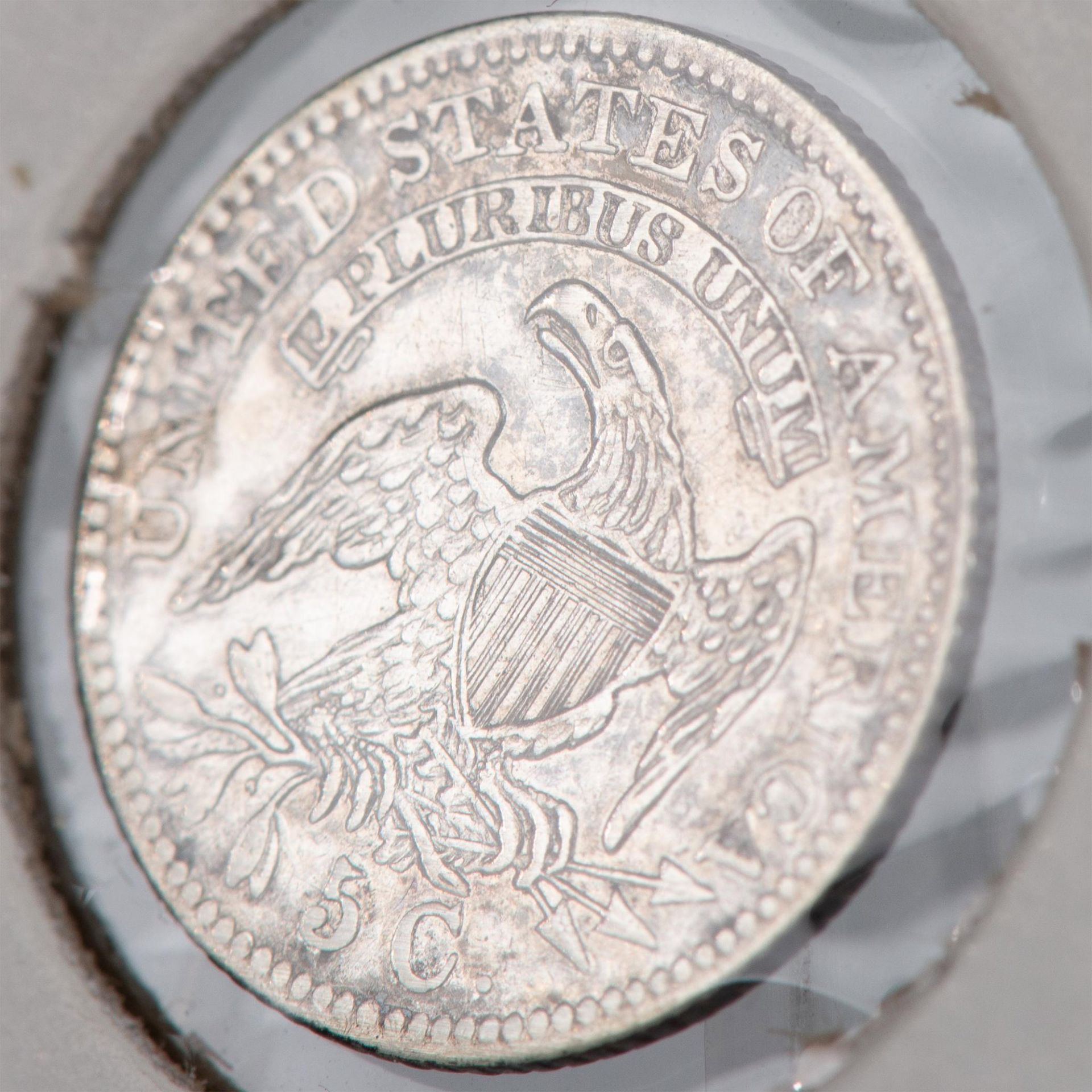 1829 US LIBERTY CAPPED BUST 5C COIN EF45 - Bild 3 aus 3