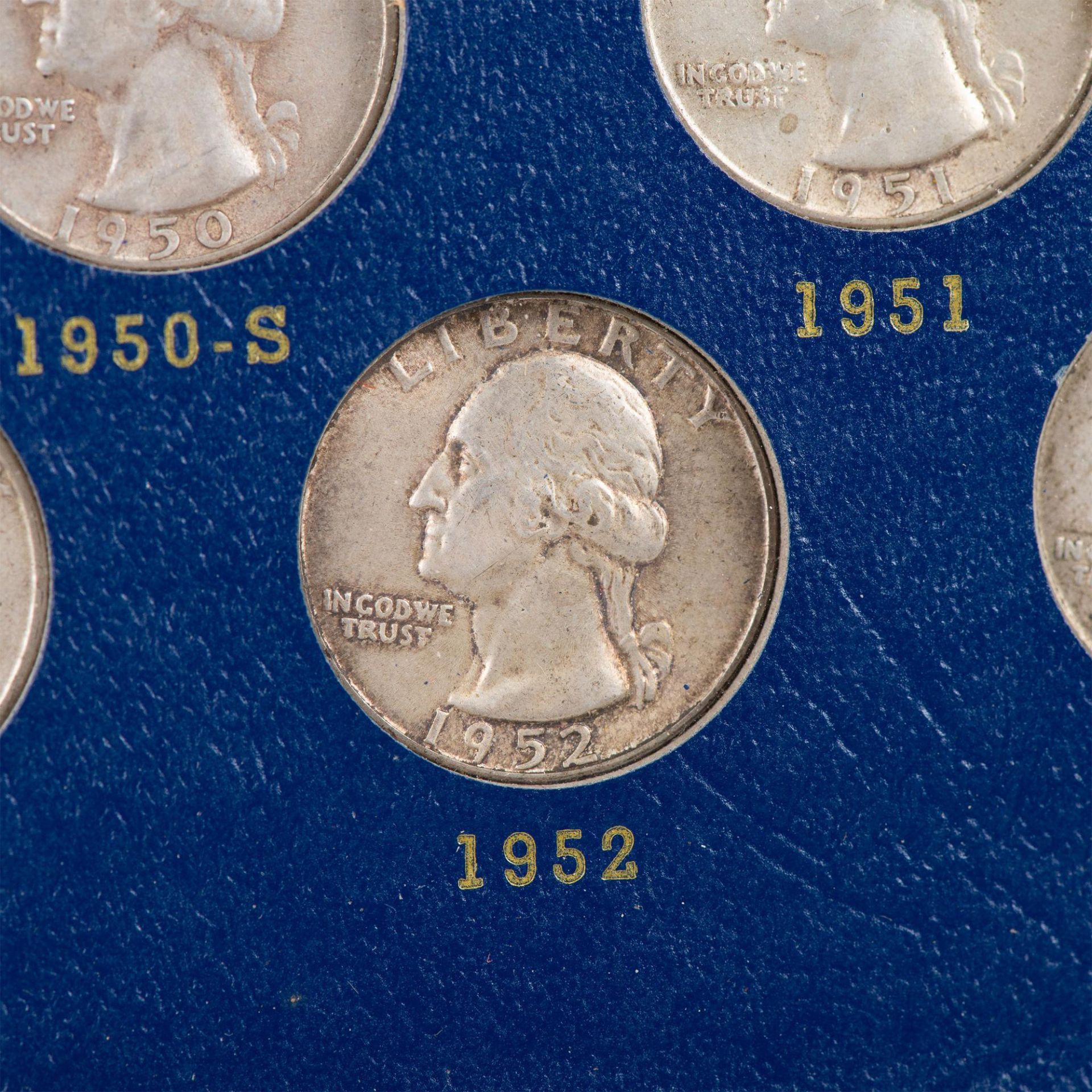 SET OF WASHINGTON QUARTERS 1932-1964 - Bild 7 aus 12