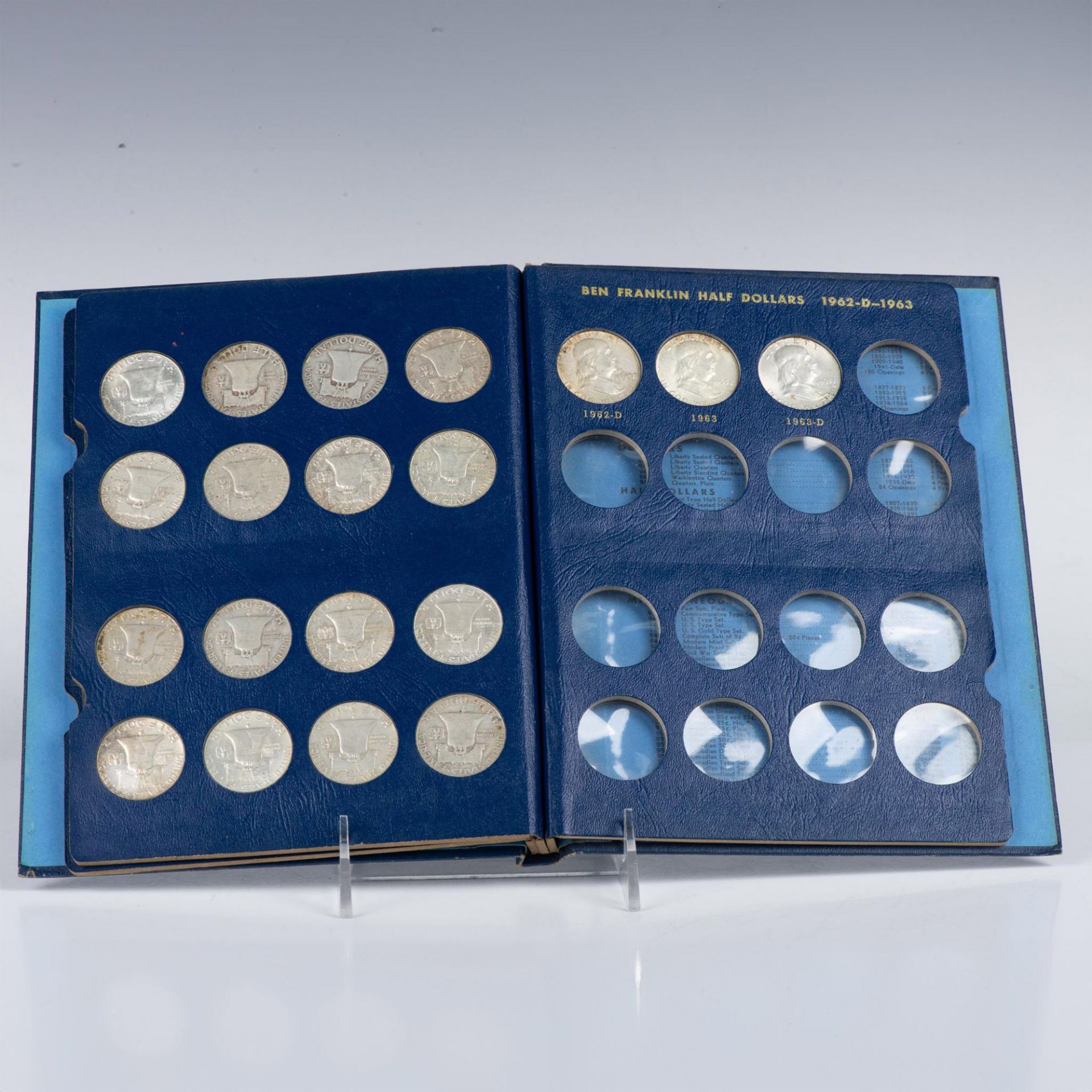 1 BOOK OF US FRANKLIN HALF DOLLAR COINS 1948-1963 - Bild 6 aus 9