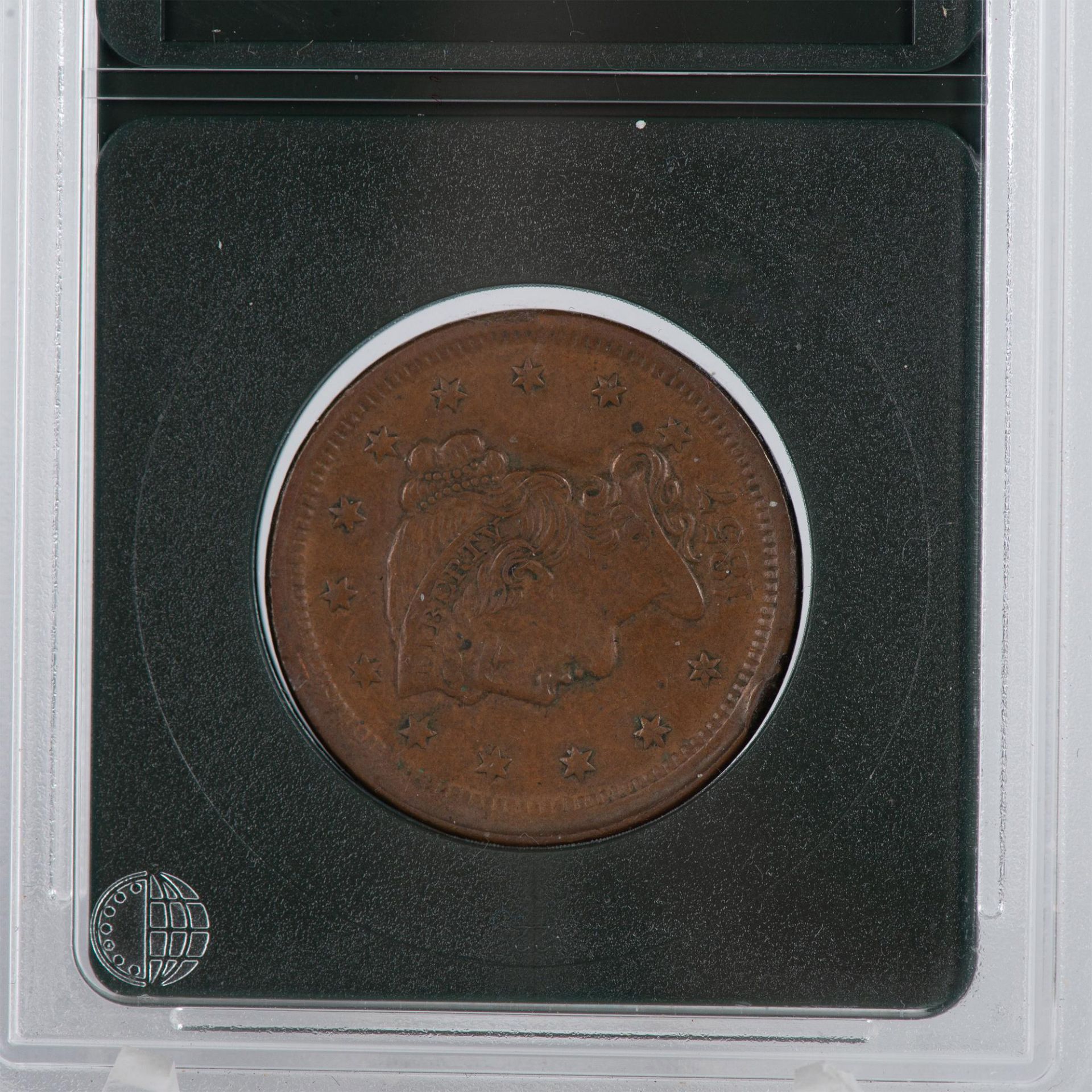 1857 US LARGE 1C SMALL DATE AU55 KEY DATE - Bild 4 aus 9