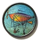 A division three studio artist Dirigible button.