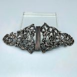 Antique Silver Two Piece Belt Buckle