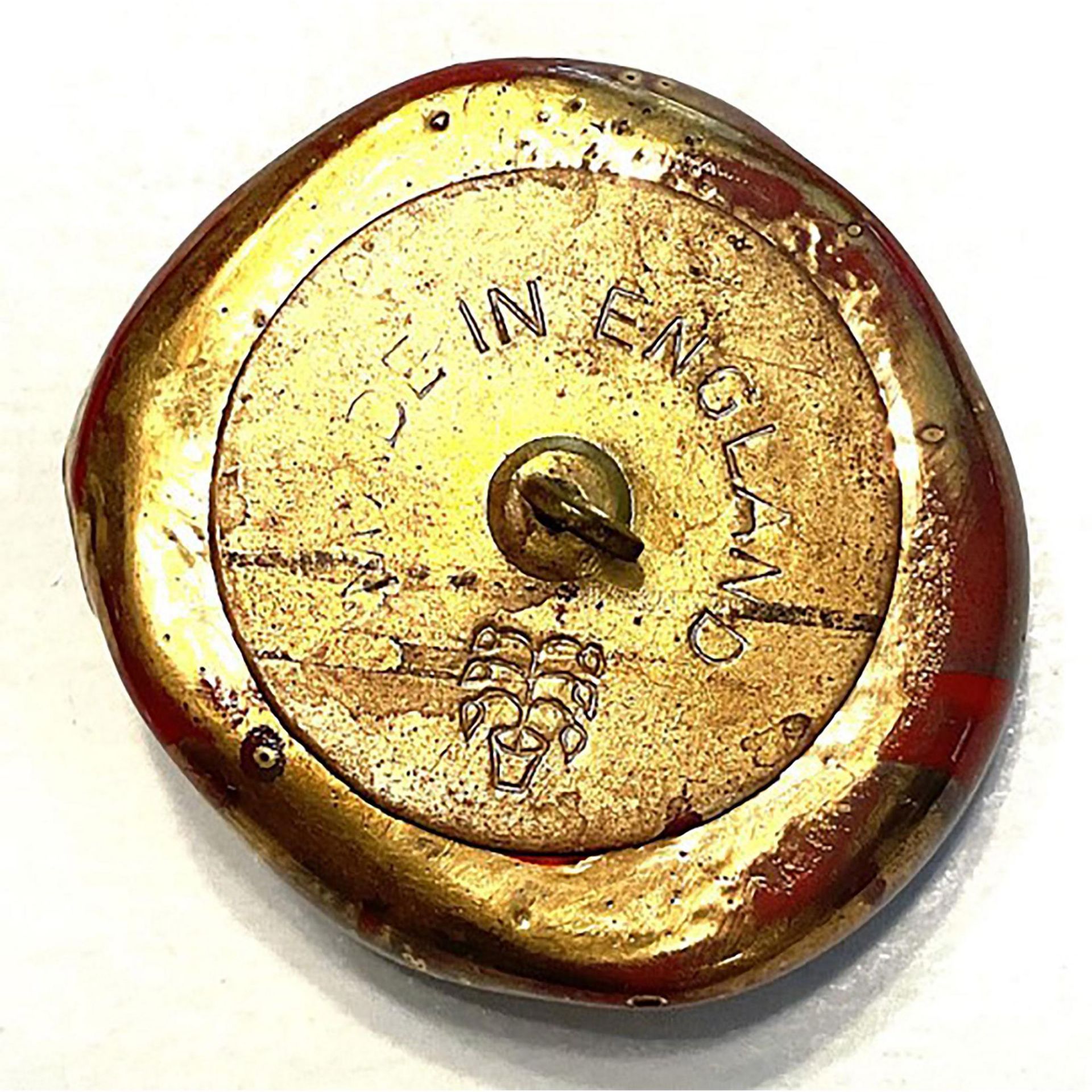 A division three English Bimini glass button - Image 2 of 2