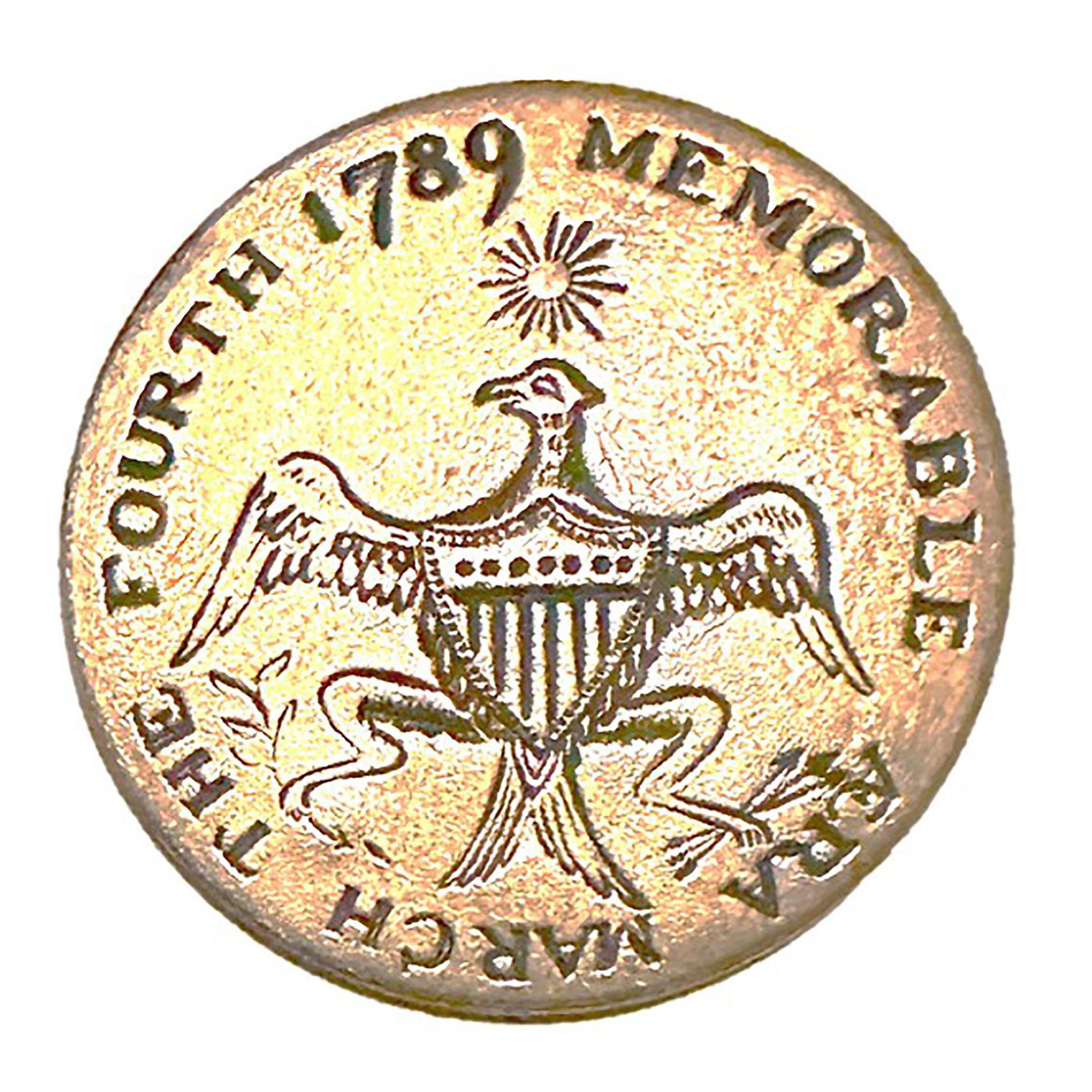 A set of Div. Three G. Washington Inaugural buttons - Image 4 of 6