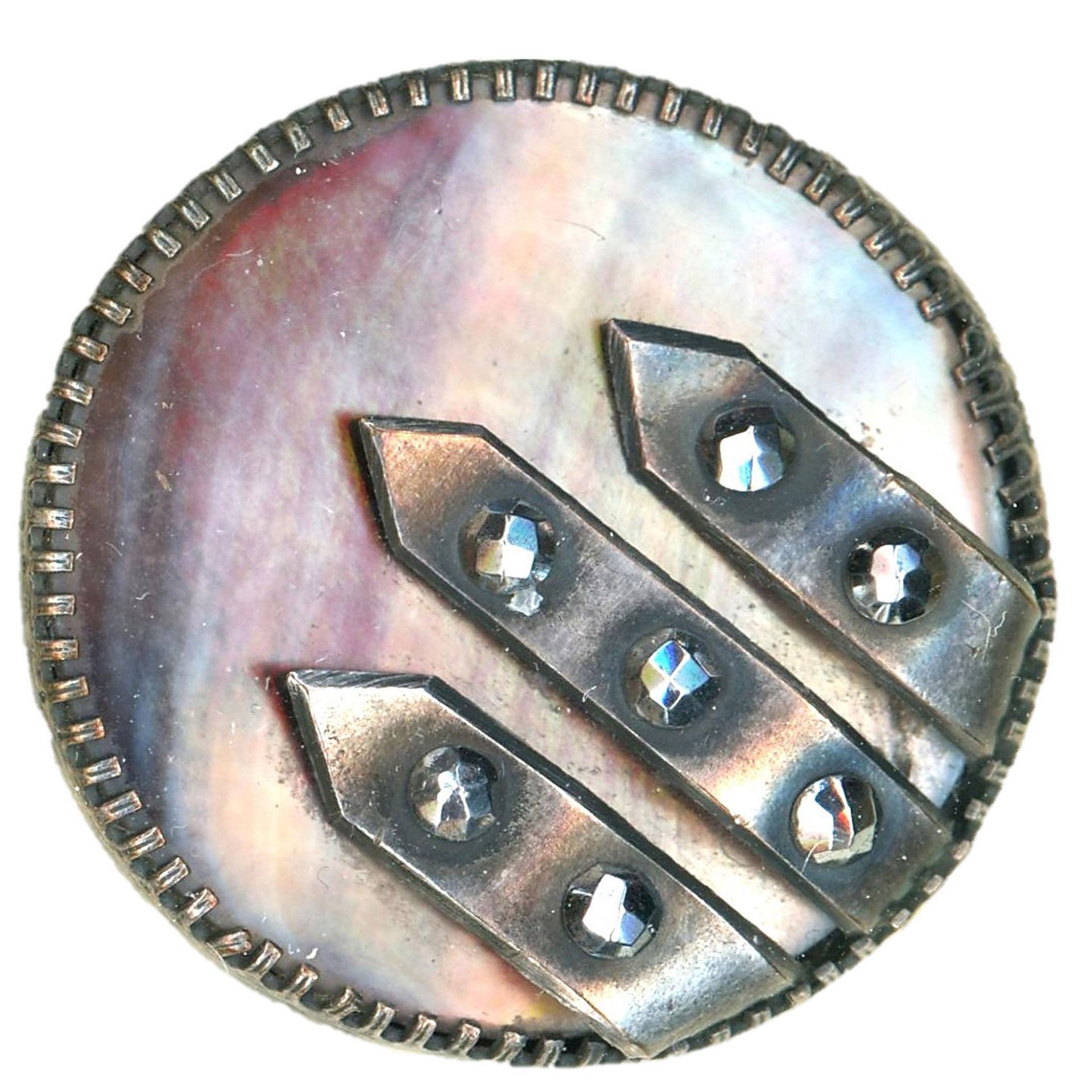 A small card of division one pearl buttons - Image 2 of 4