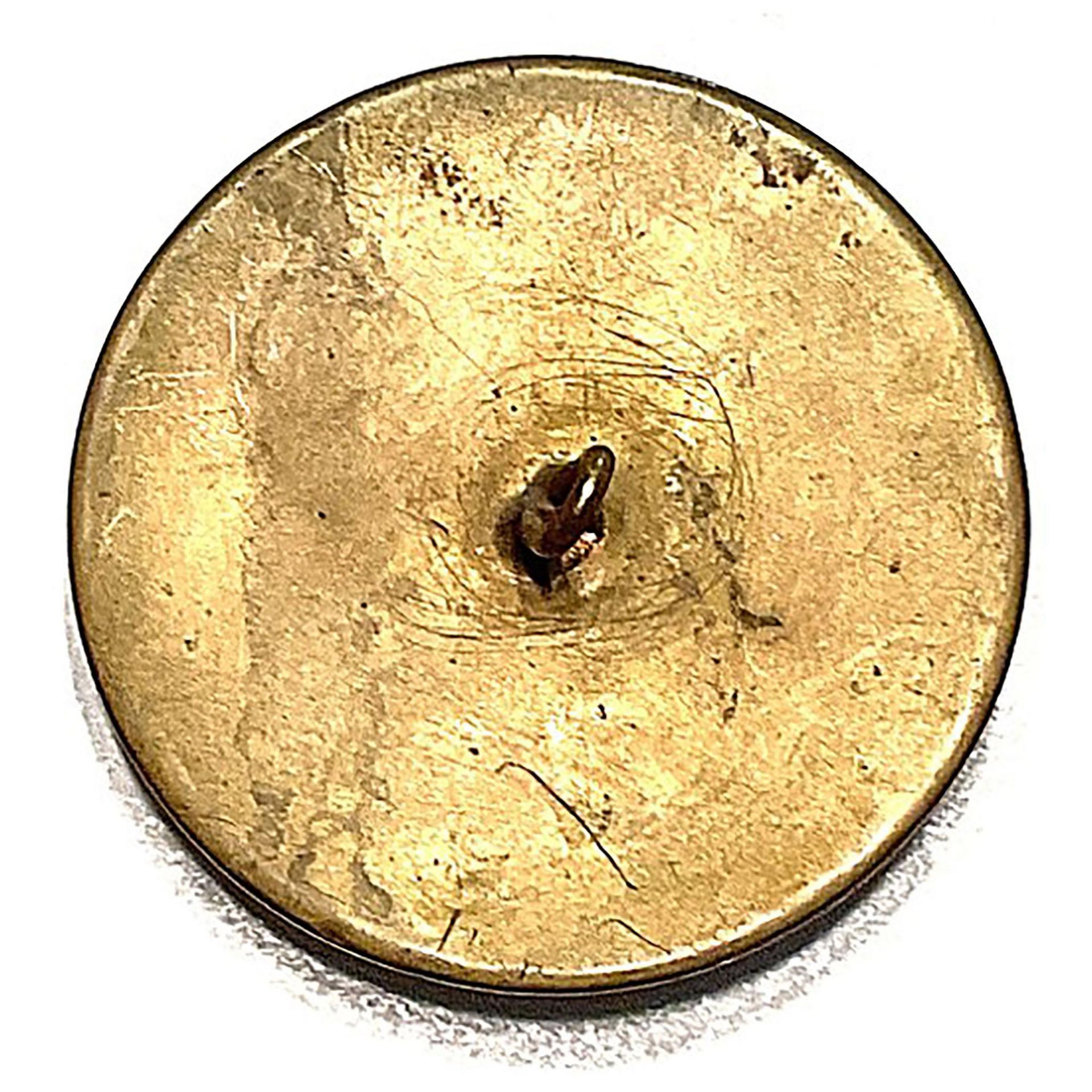 A RARE division one glass in metal button - Image 3 of 3