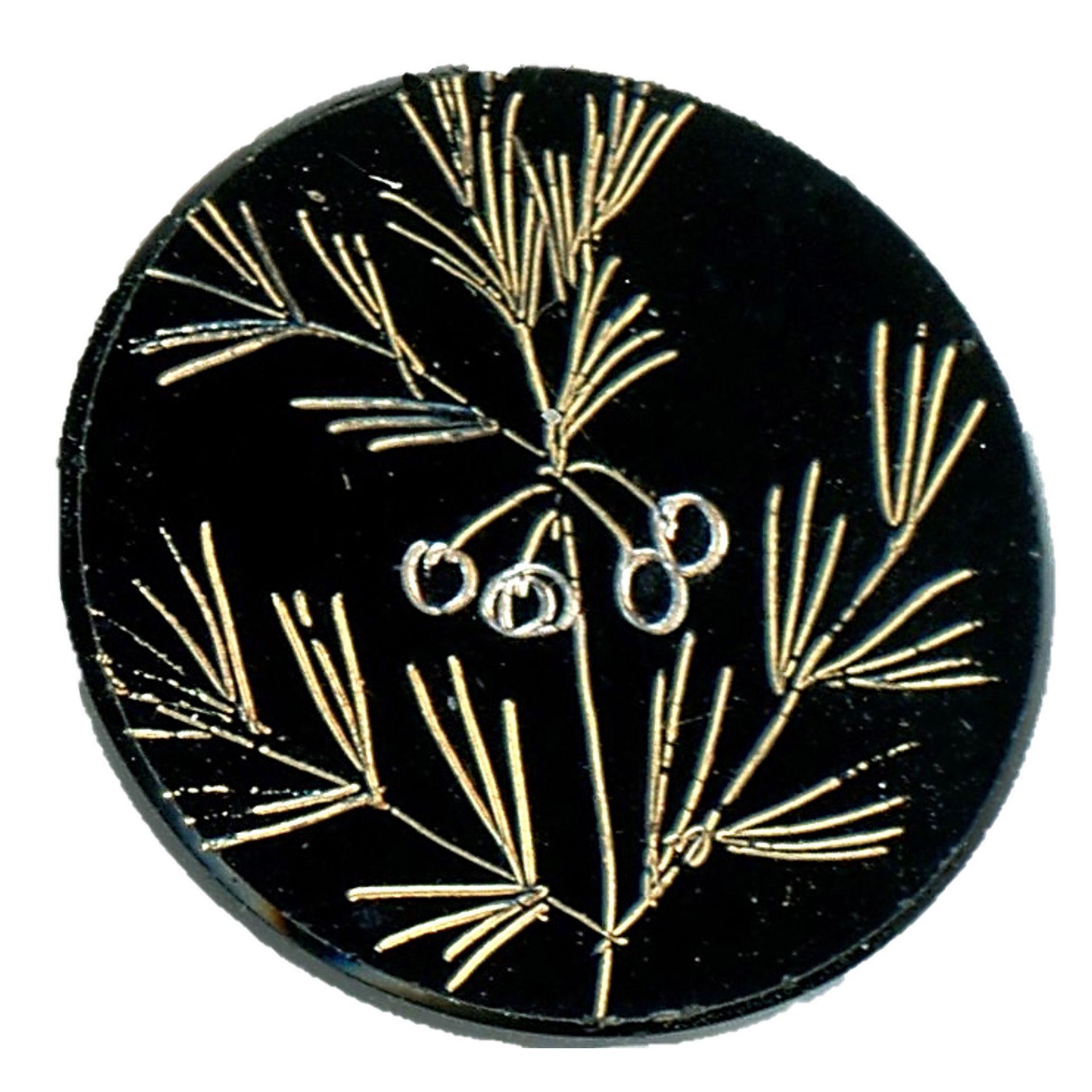 A card of division one black glass assorted buttons - Image 3 of 4