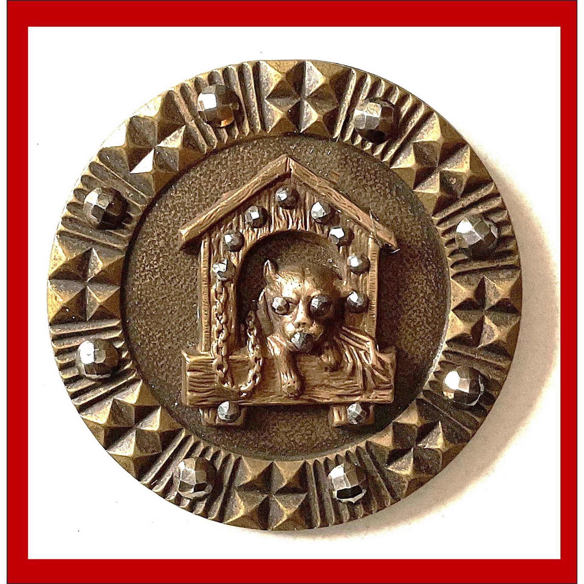 A small card of division one Dog button - Image 2 of 4