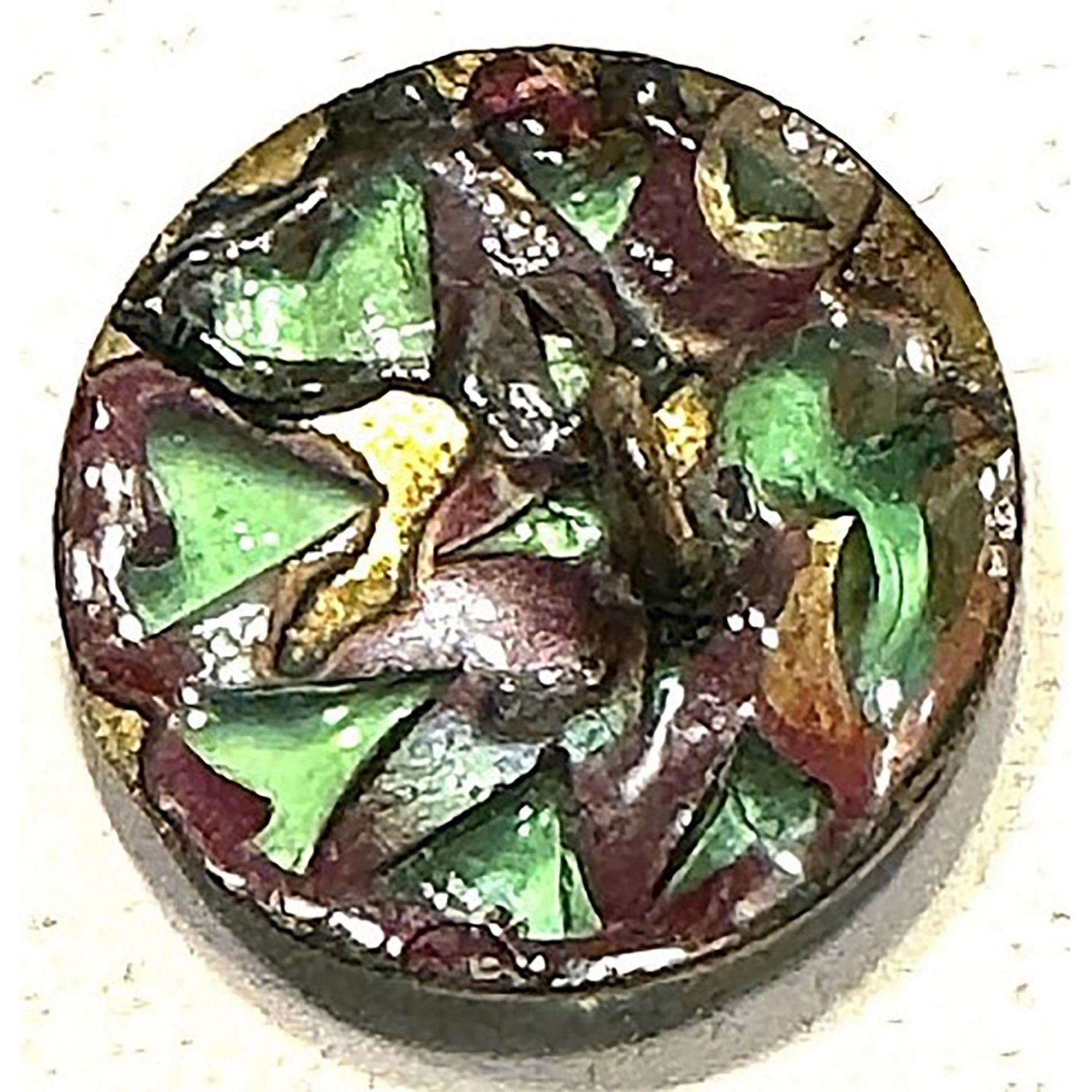 A division one Plique a Jour enamel button - Image 4 of 4