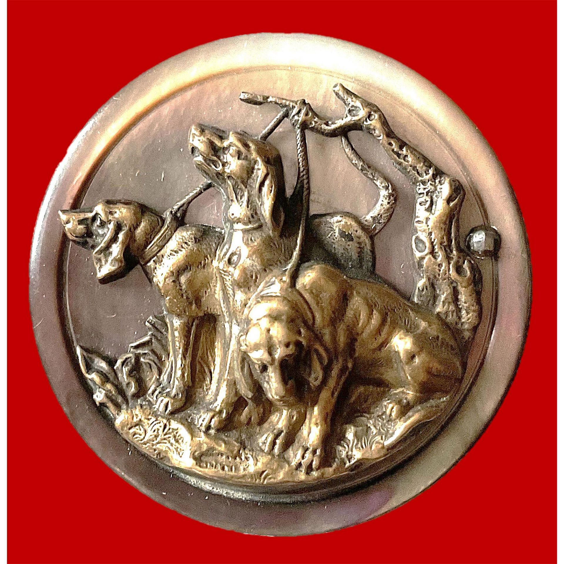 A small card of division one Dog button - Image 3 of 4