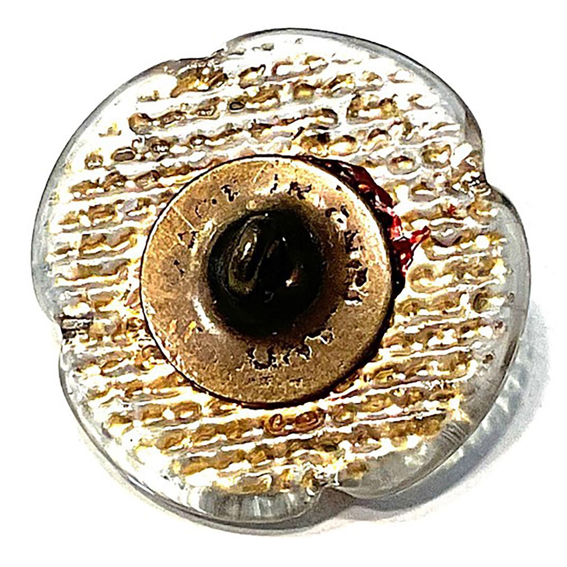 A division three English Bimini glass button - Bild 2 aus 2