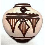 A division three pottery artist button