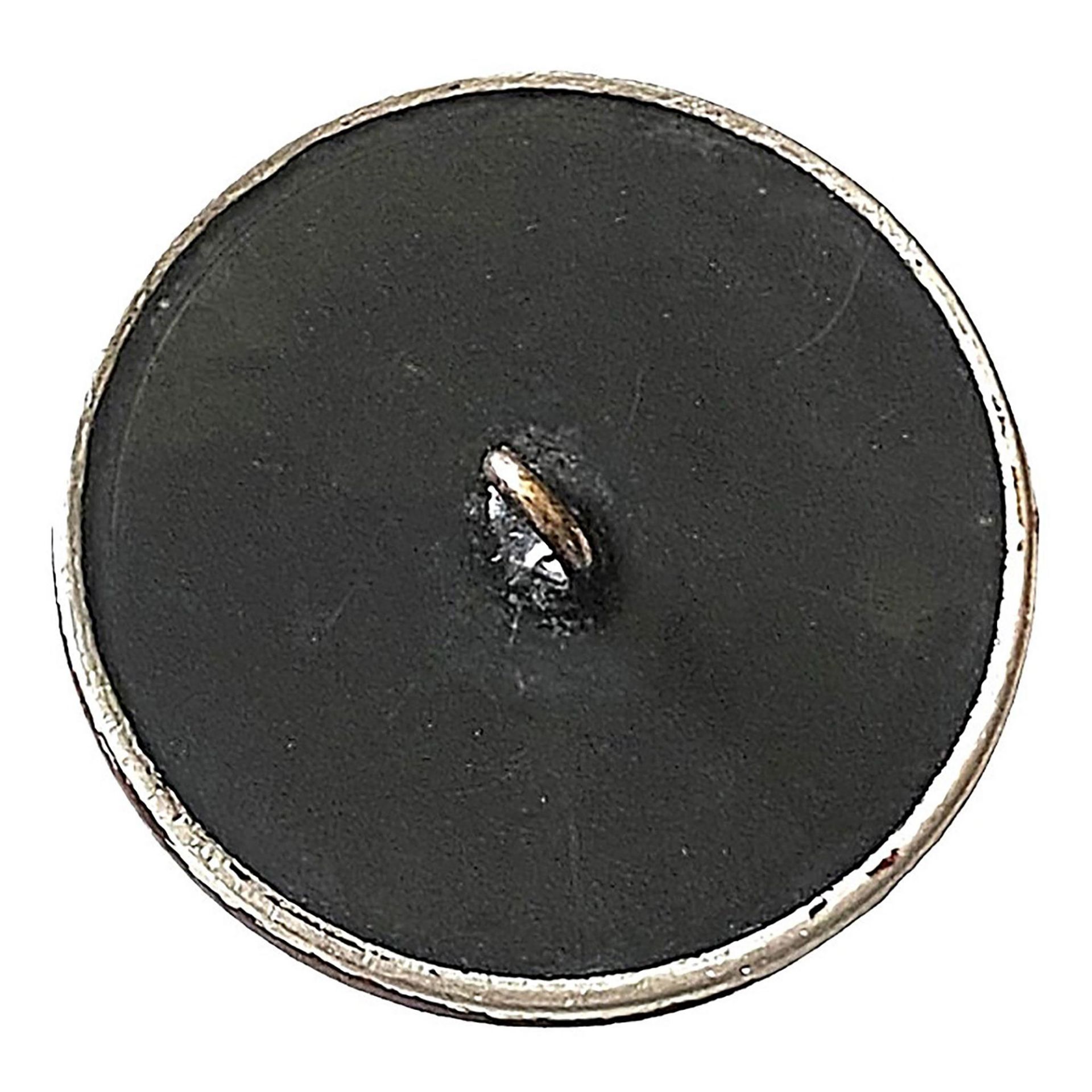 A very rare division one aluminum button - Bild 2 aus 2