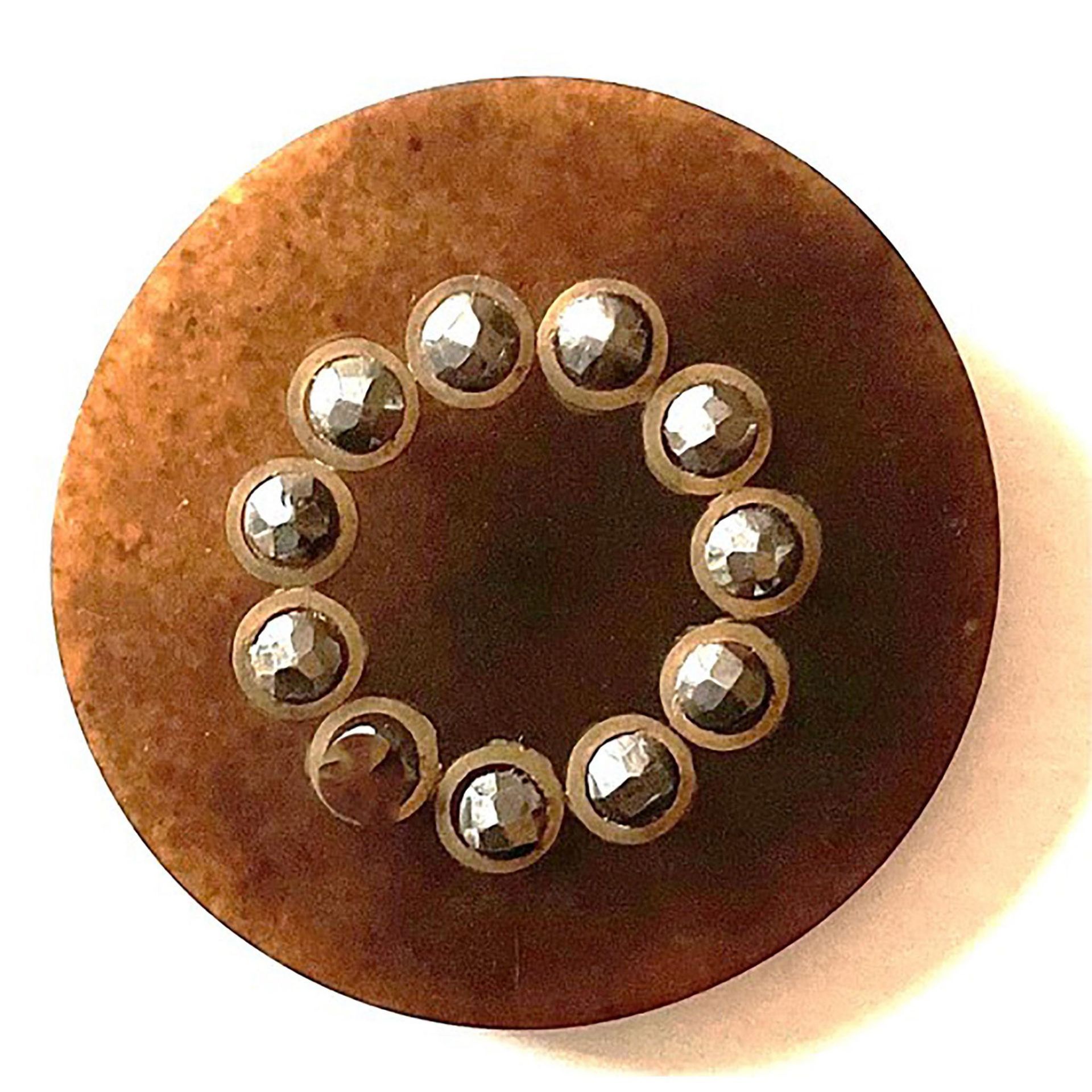 A small card of division one and three horn buttons - Bild 2 aus 4