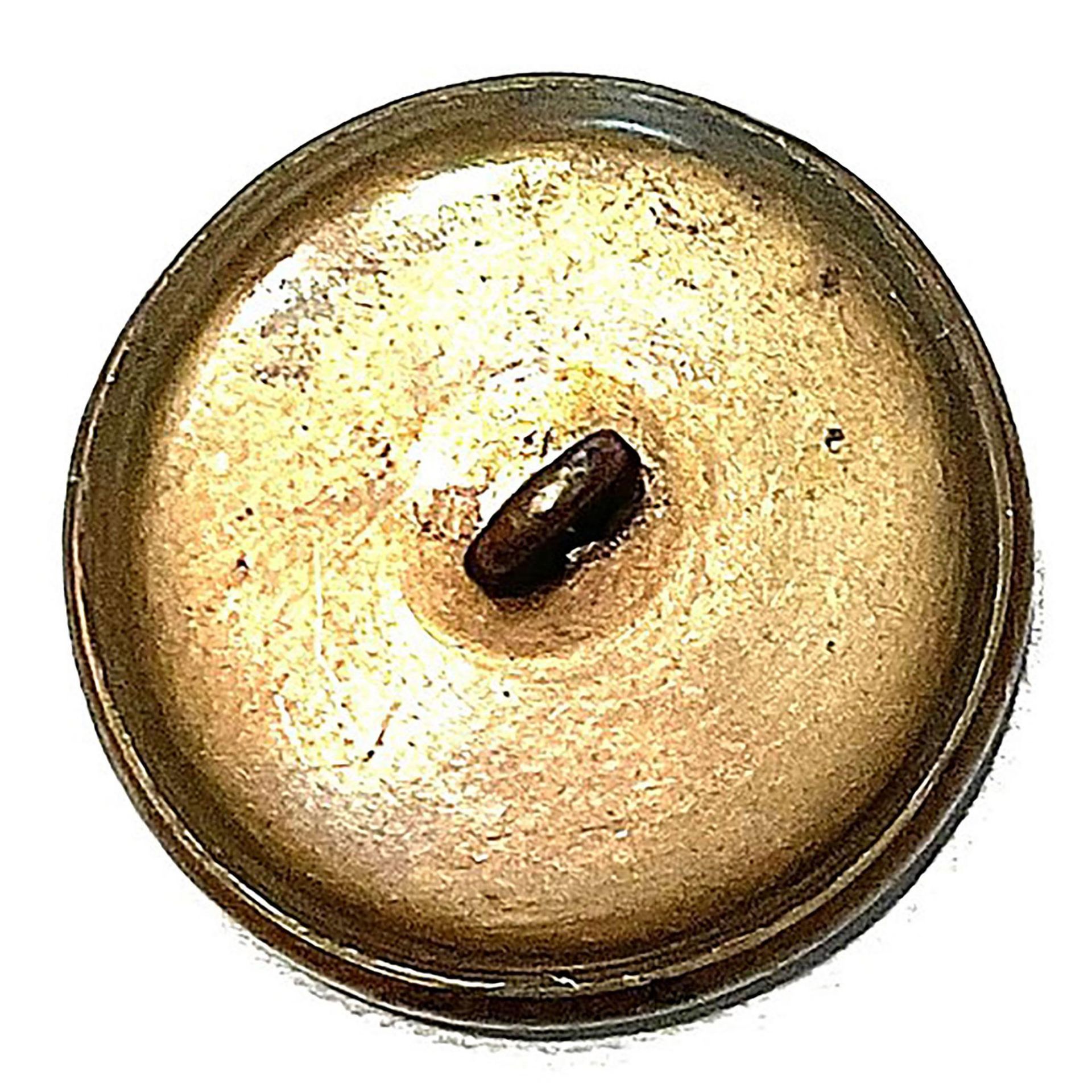 A division one porcelain in metal button - Bild 2 aus 2