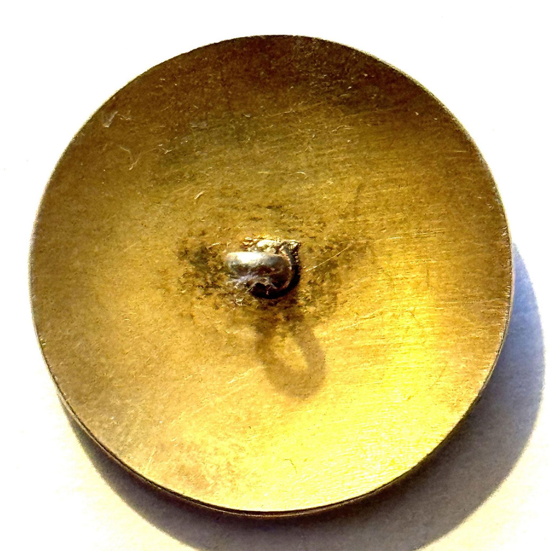 A division one enamel on silver button - Bild 2 aus 2