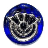 A division three English Bimini glass button