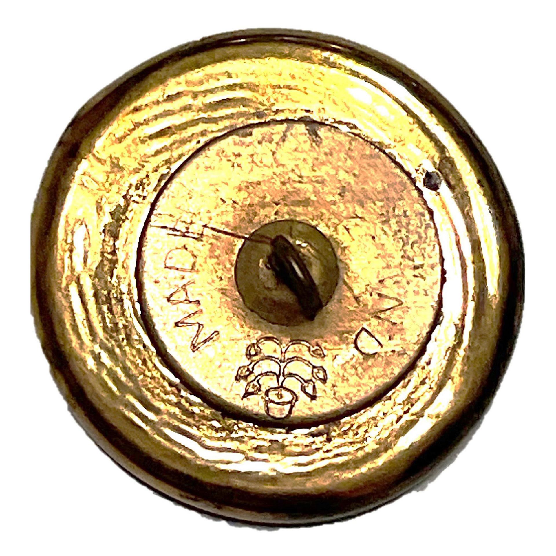 A division 3 backmarked Glass button from England - Bild 3 aus 3