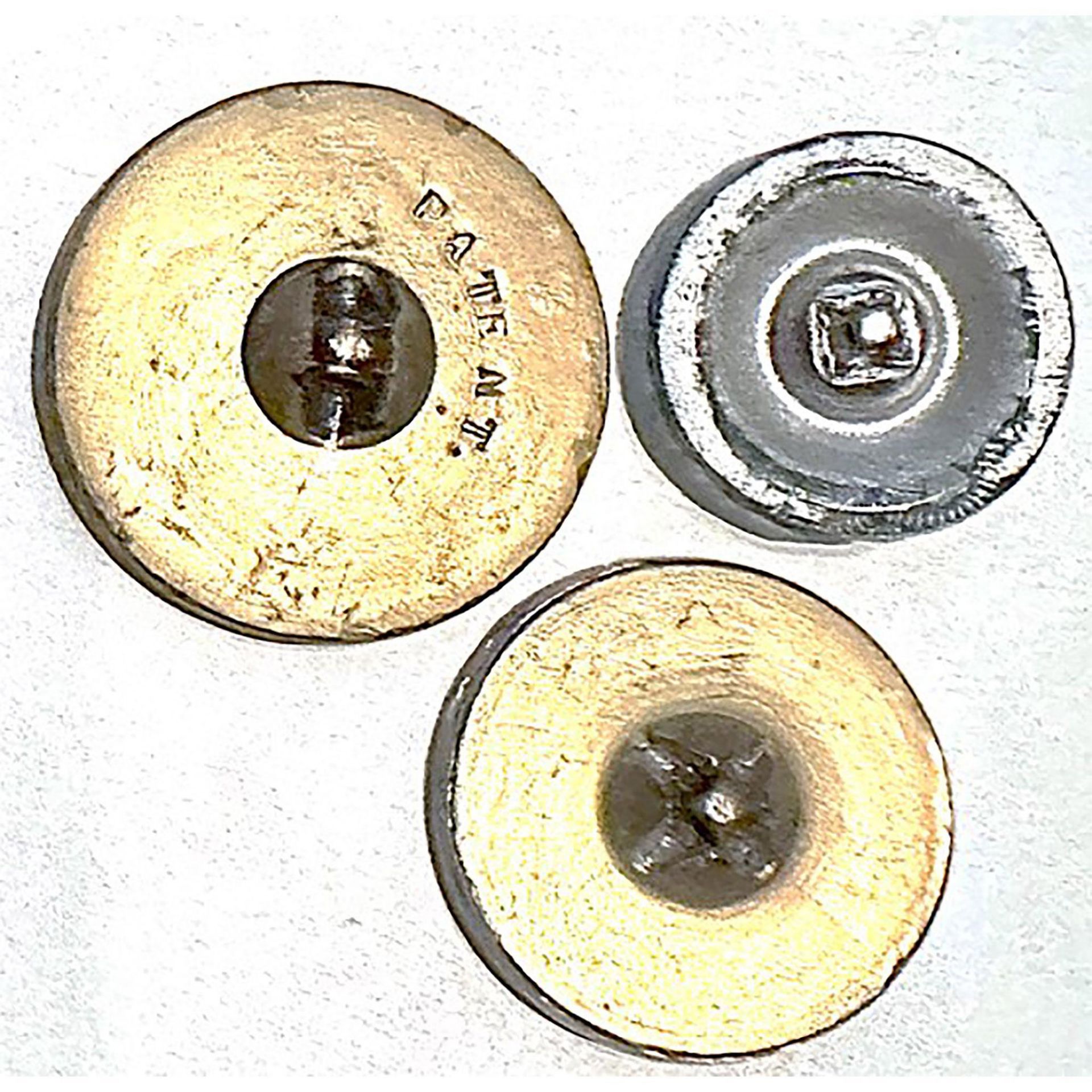 A small card of division one lacy glass buttons - Image 5 of 6