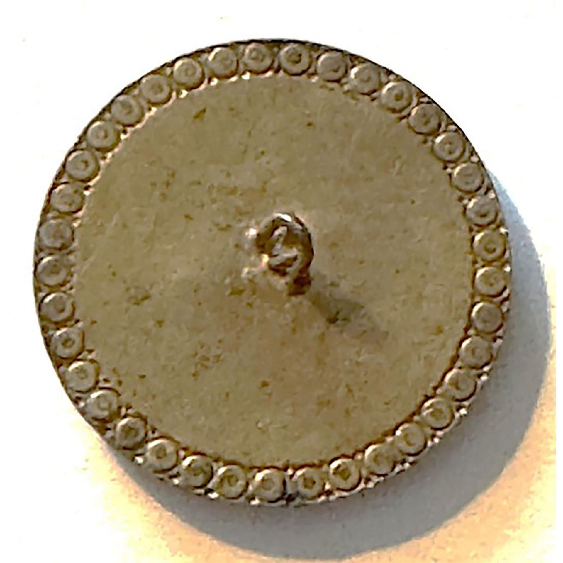 A division one enamel and pearl button - Image 2 of 2