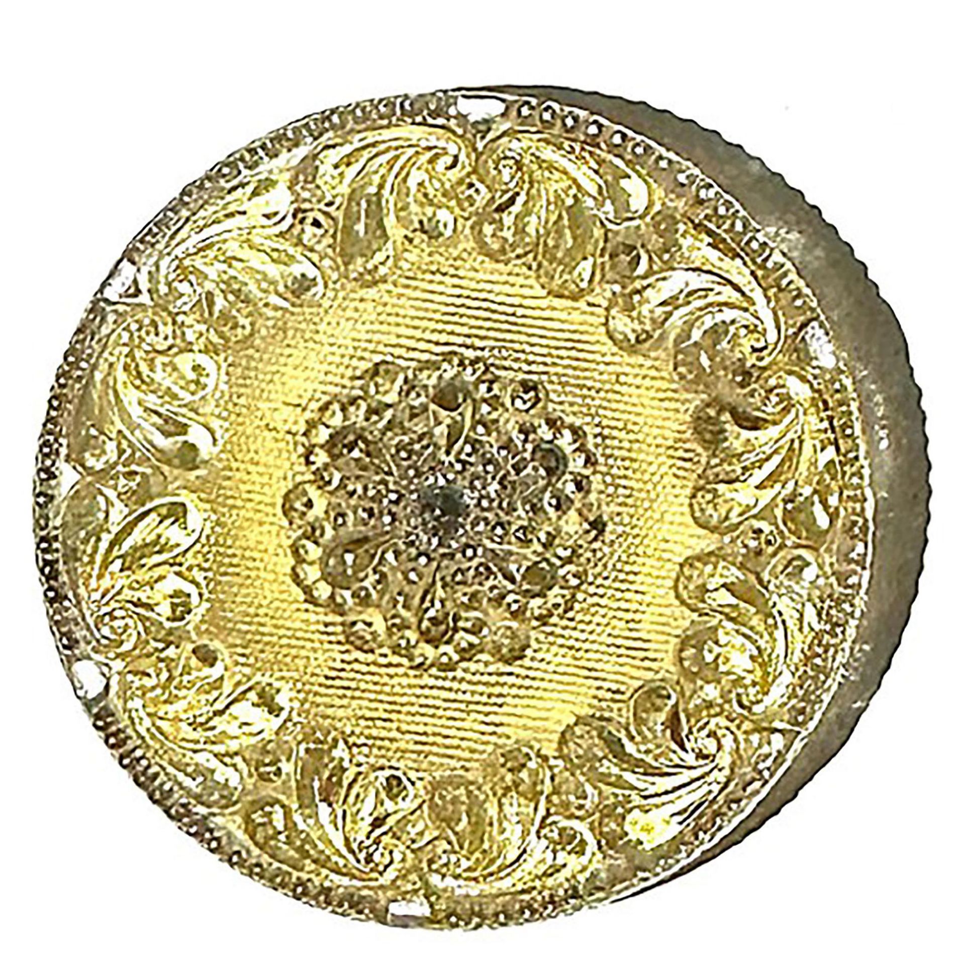 A small card of division one lacy glass buttons - Bild 3 aus 6