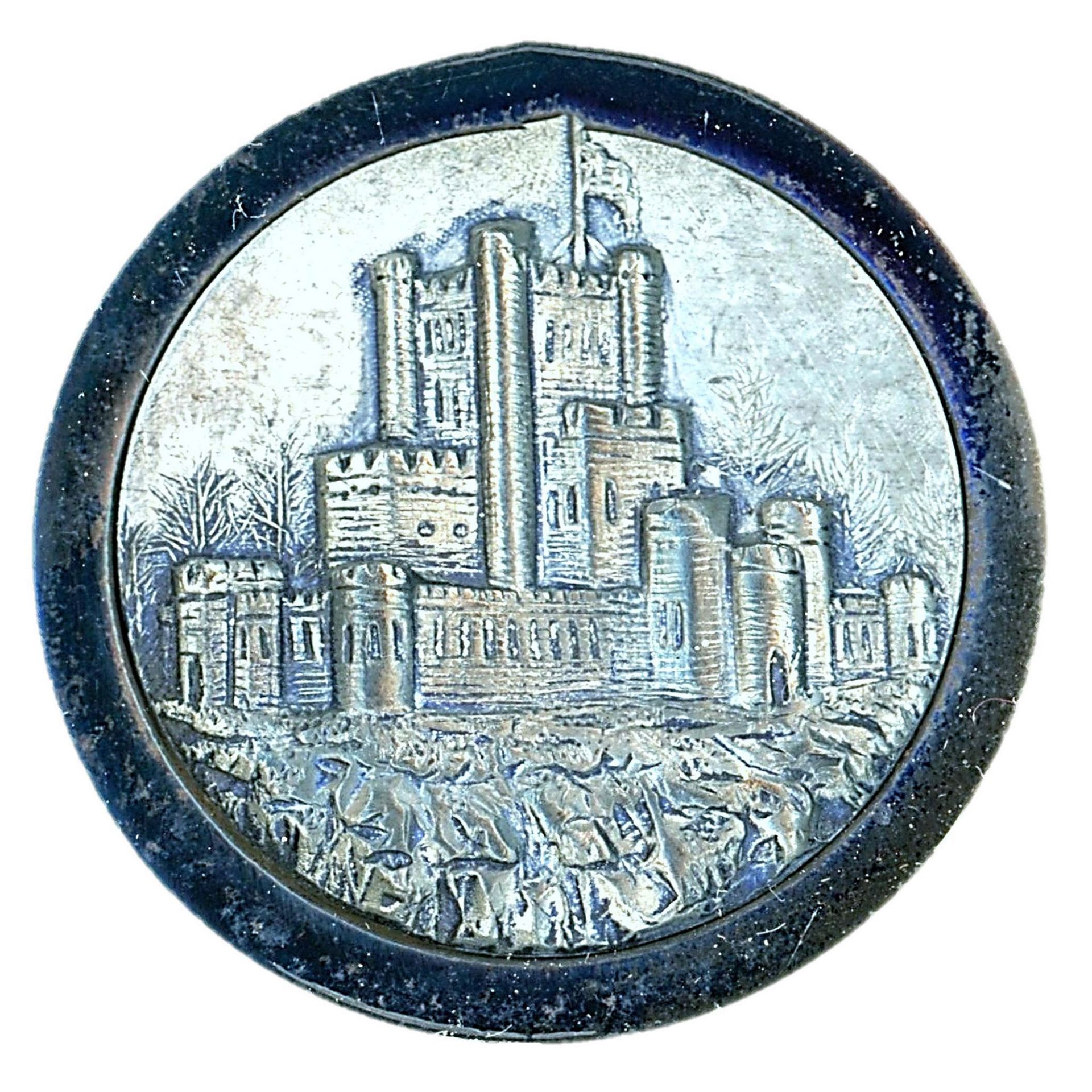 A small card of division one steel cup buttons - Image 2 of 3