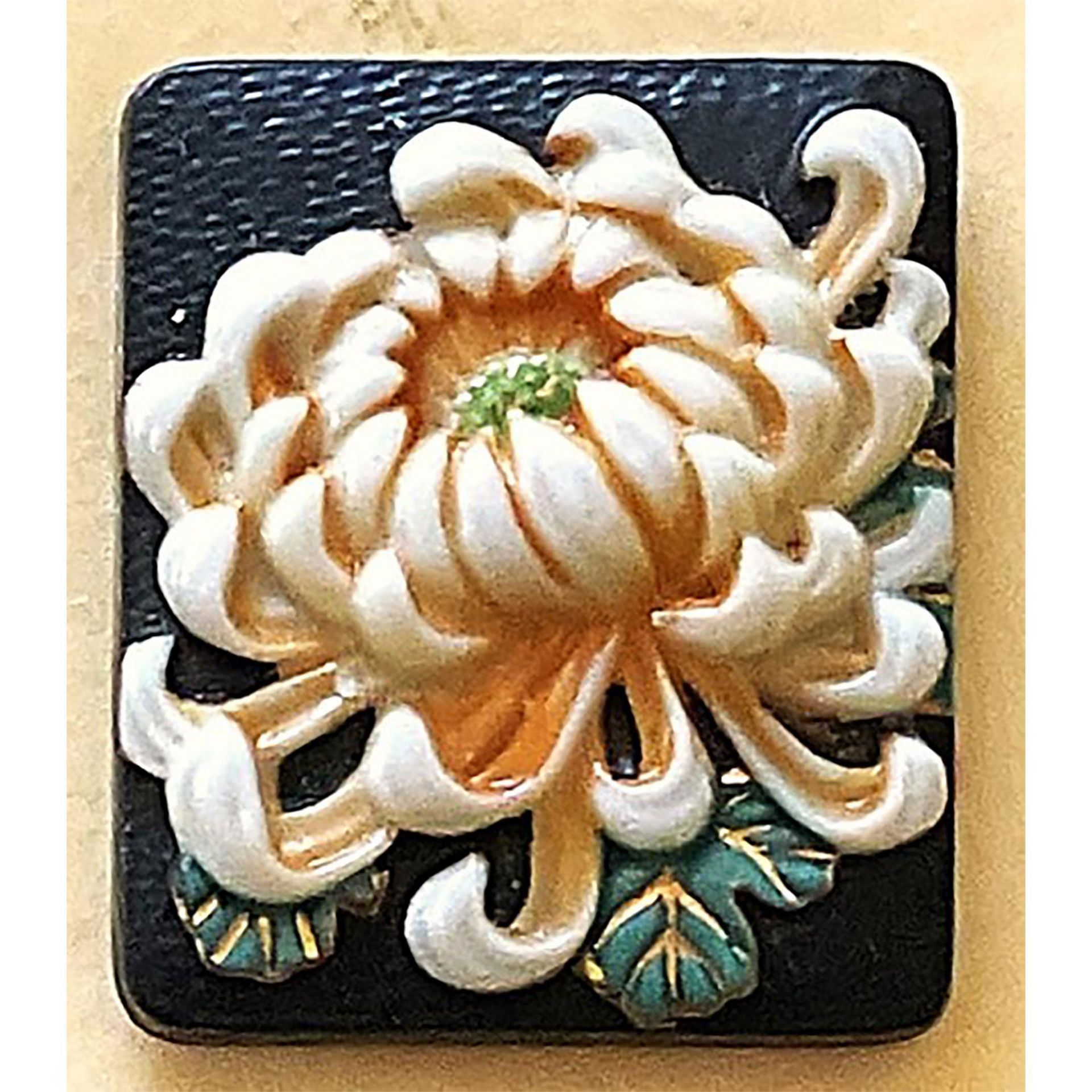 A small card of division three Japanese porcelain buttons - Image 3 of 3