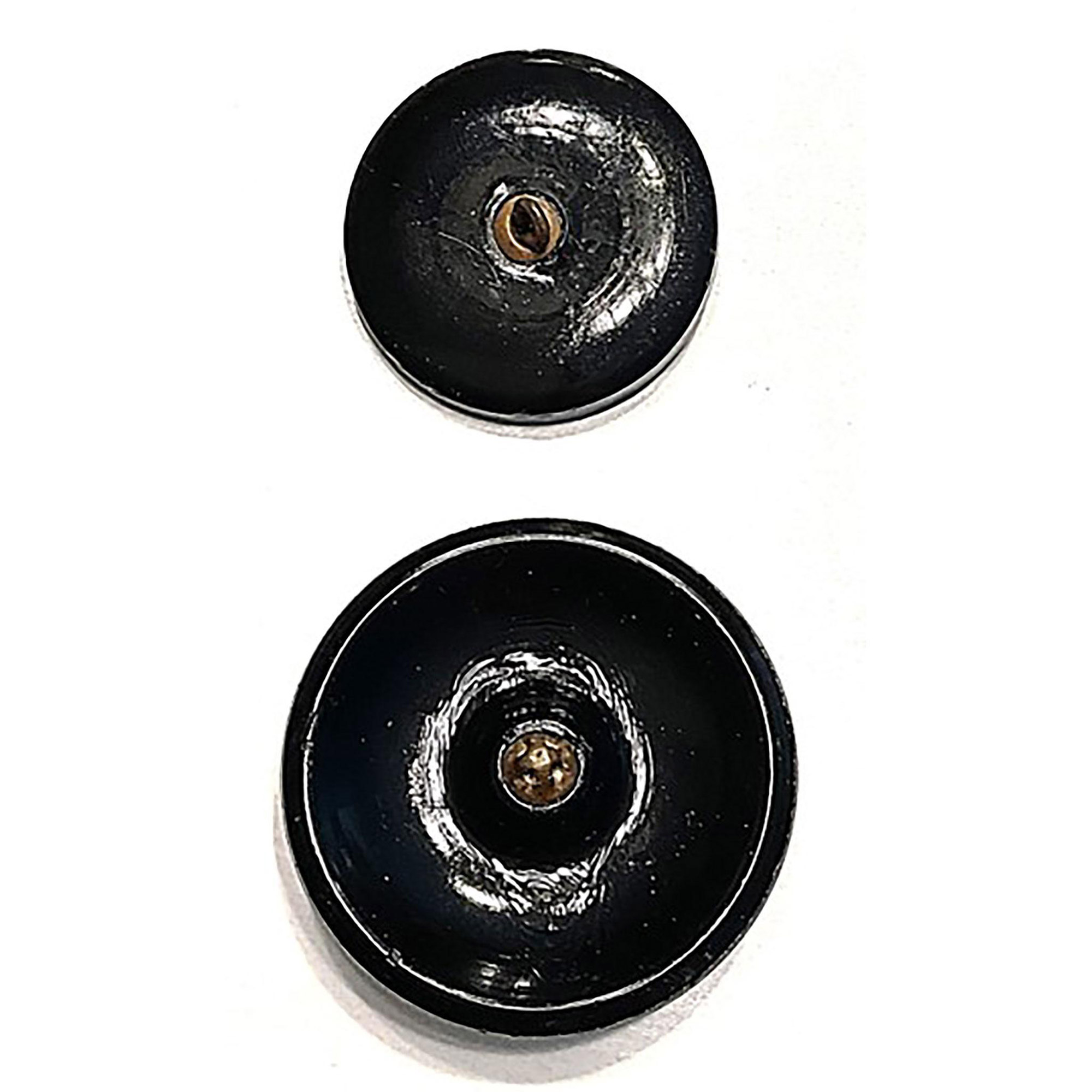 Small card of division 1 pictorial black glass buttons - Image 4 of 4