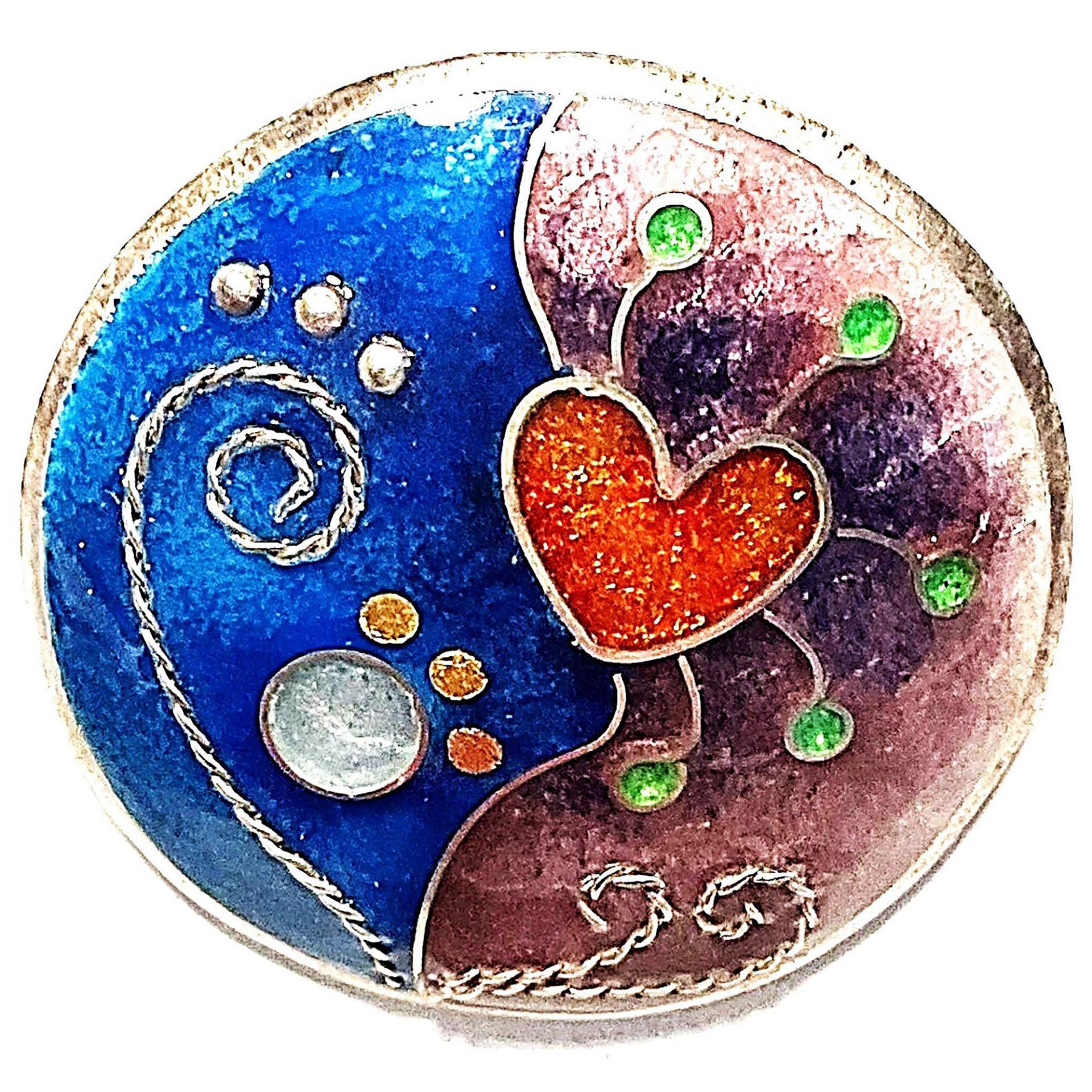 A small card of division three enamel buttons - Bild 2 aus 4