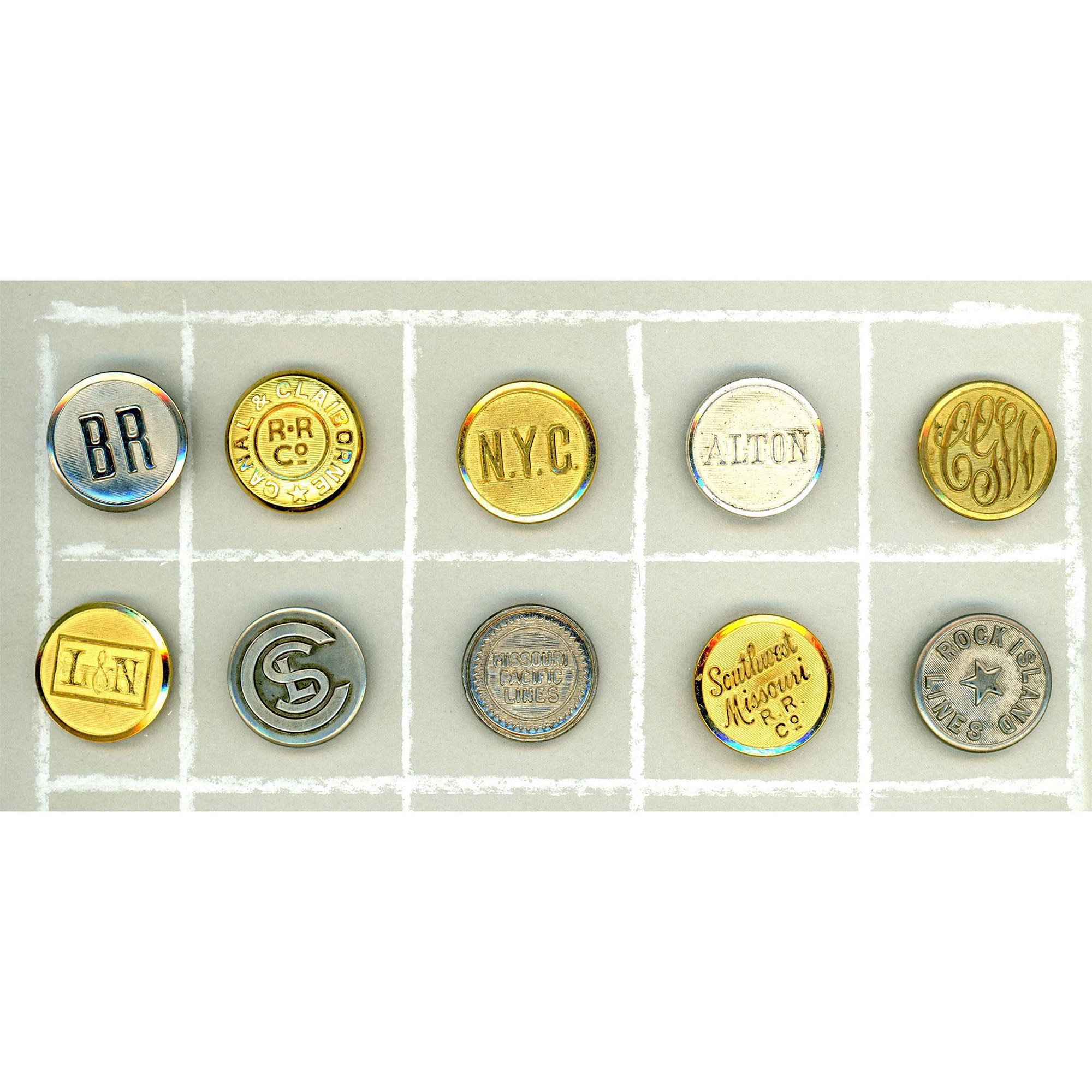 A card of division one uniform buttons - Bild 2 aus 4