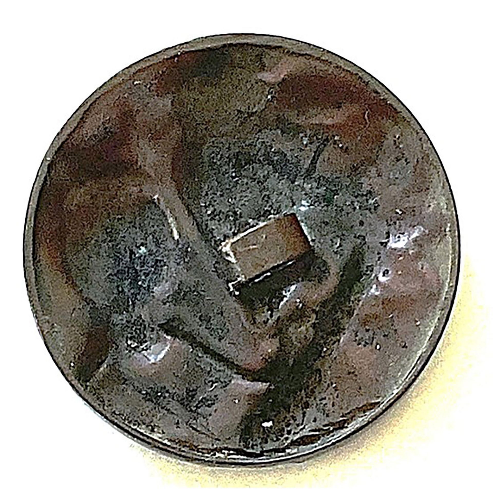 A division one incredible Japanese metal works button - Bild 2 aus 2