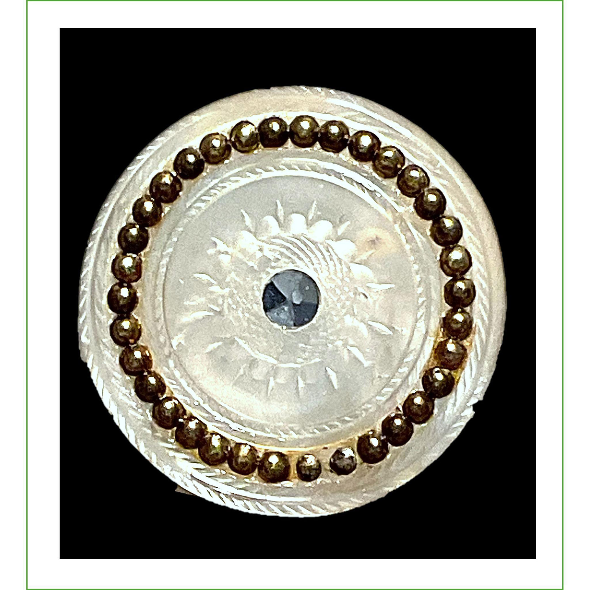 A small card of division one pearl buttons - Image 3 of 4