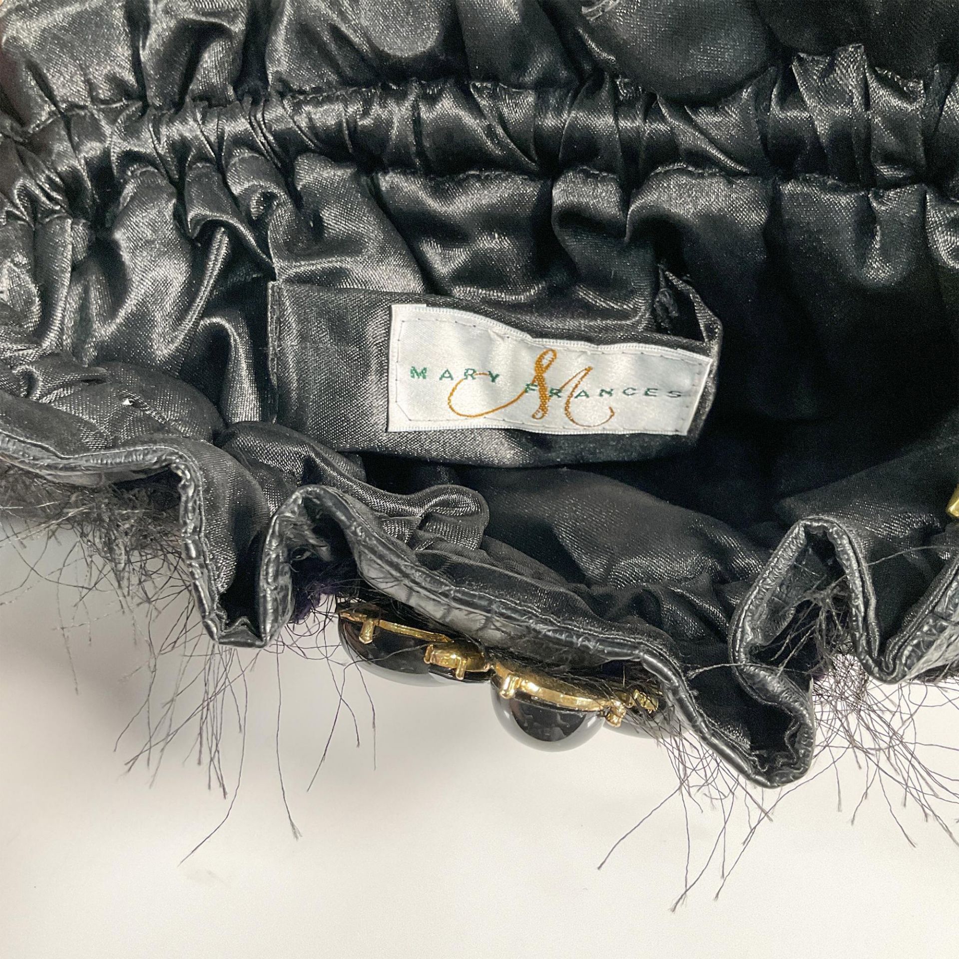 Mary Frances Shoulder Bag, Black Elephant Motif - Image 4 of 4