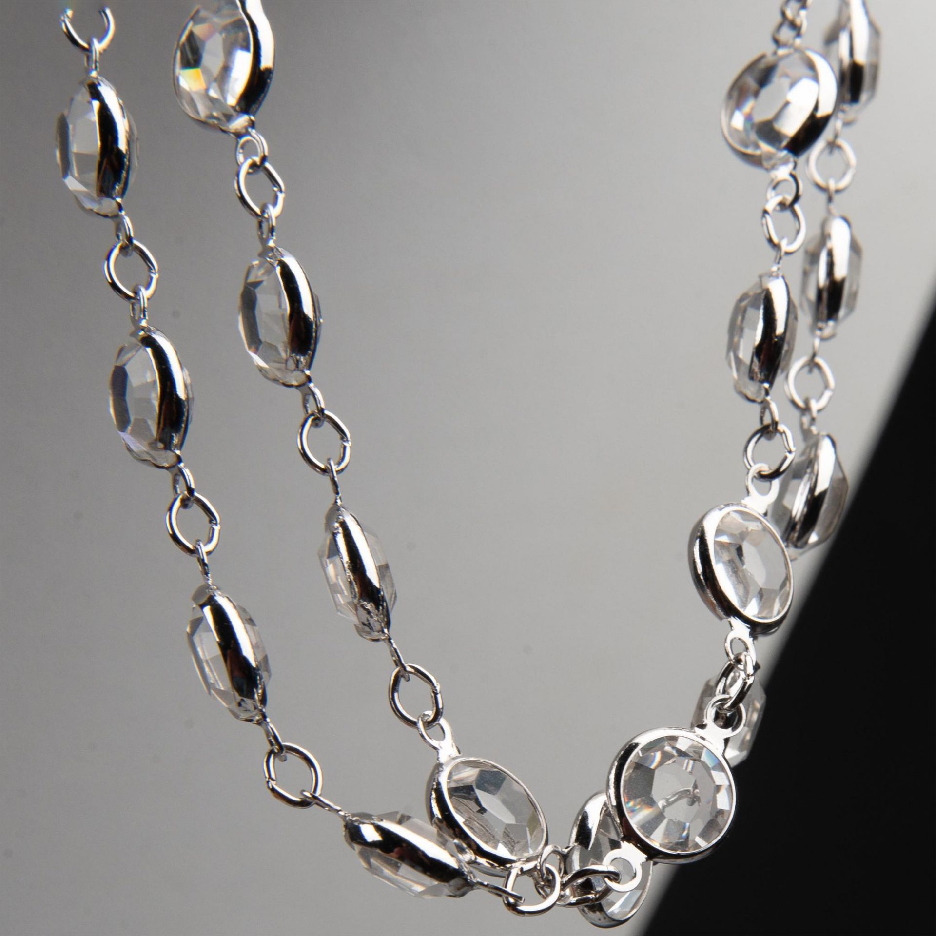 2pc Swarovski Crystal Necklace & Bracelet Set - Image 4 of 7