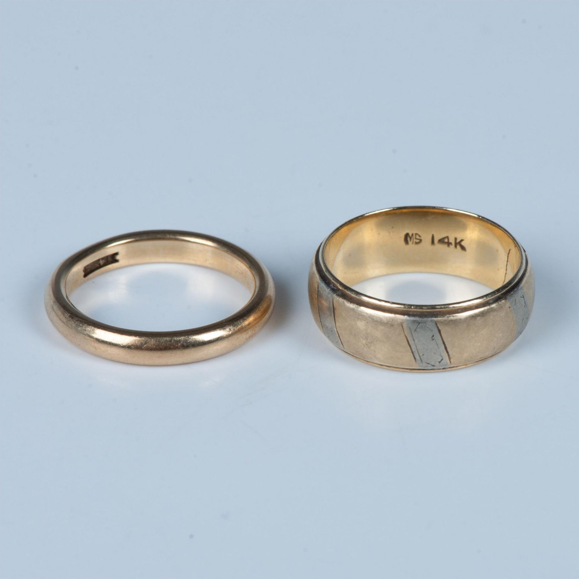 14k Yellow Gold Wedding Bands