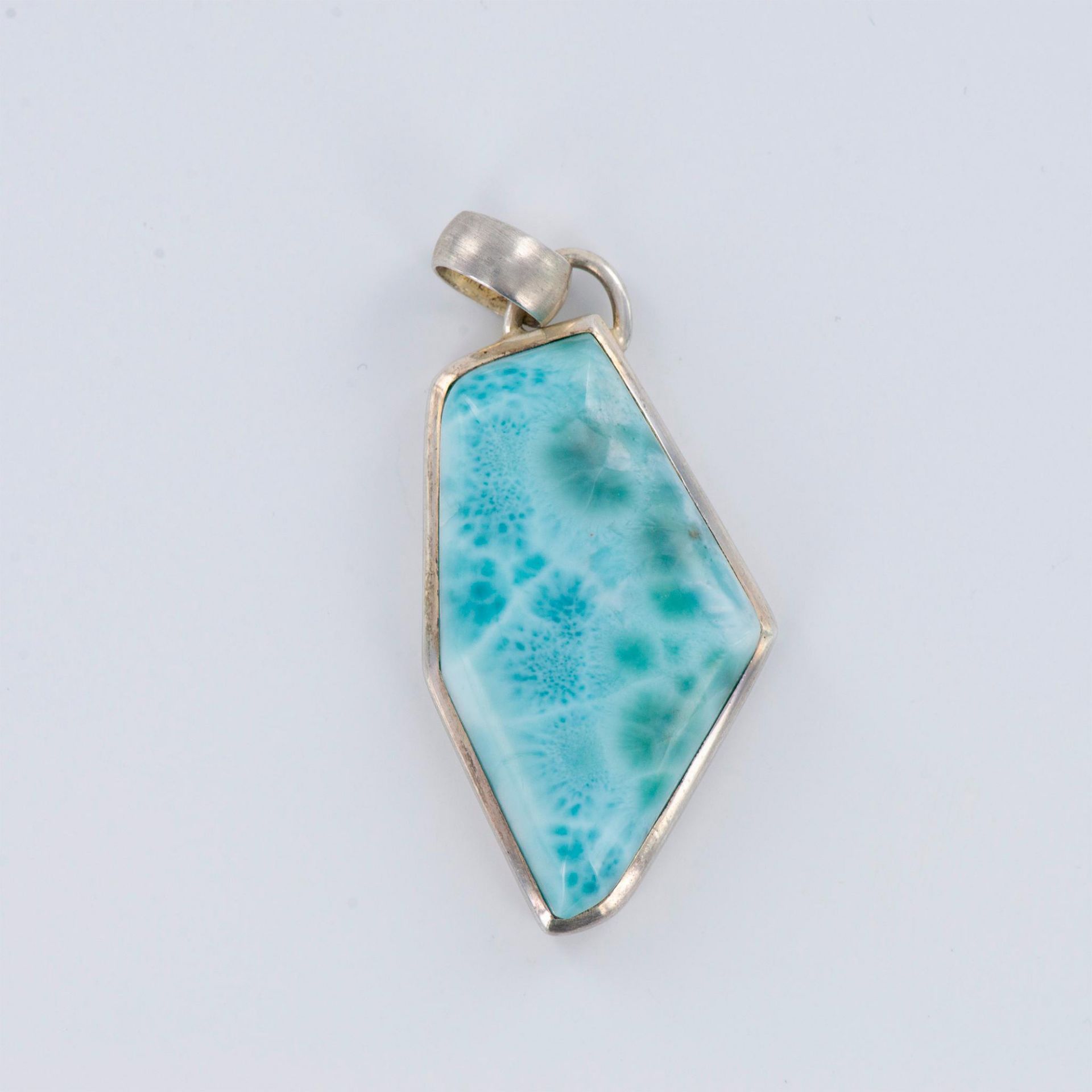 Larimar and Sterling Silver Pendant - Image 7 of 7