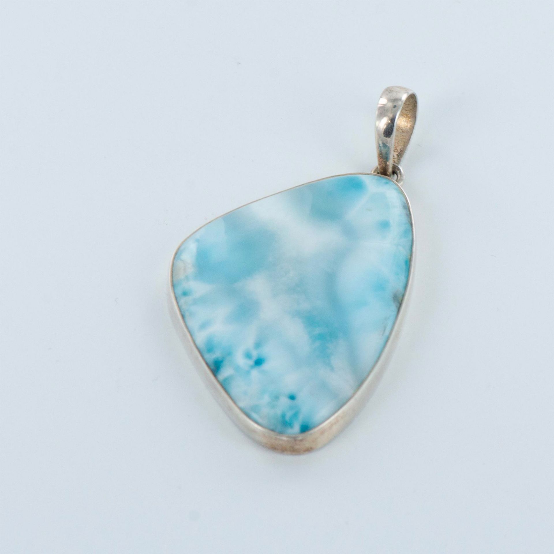 Larimar and Sterling Silver Pendant - Image 2 of 5