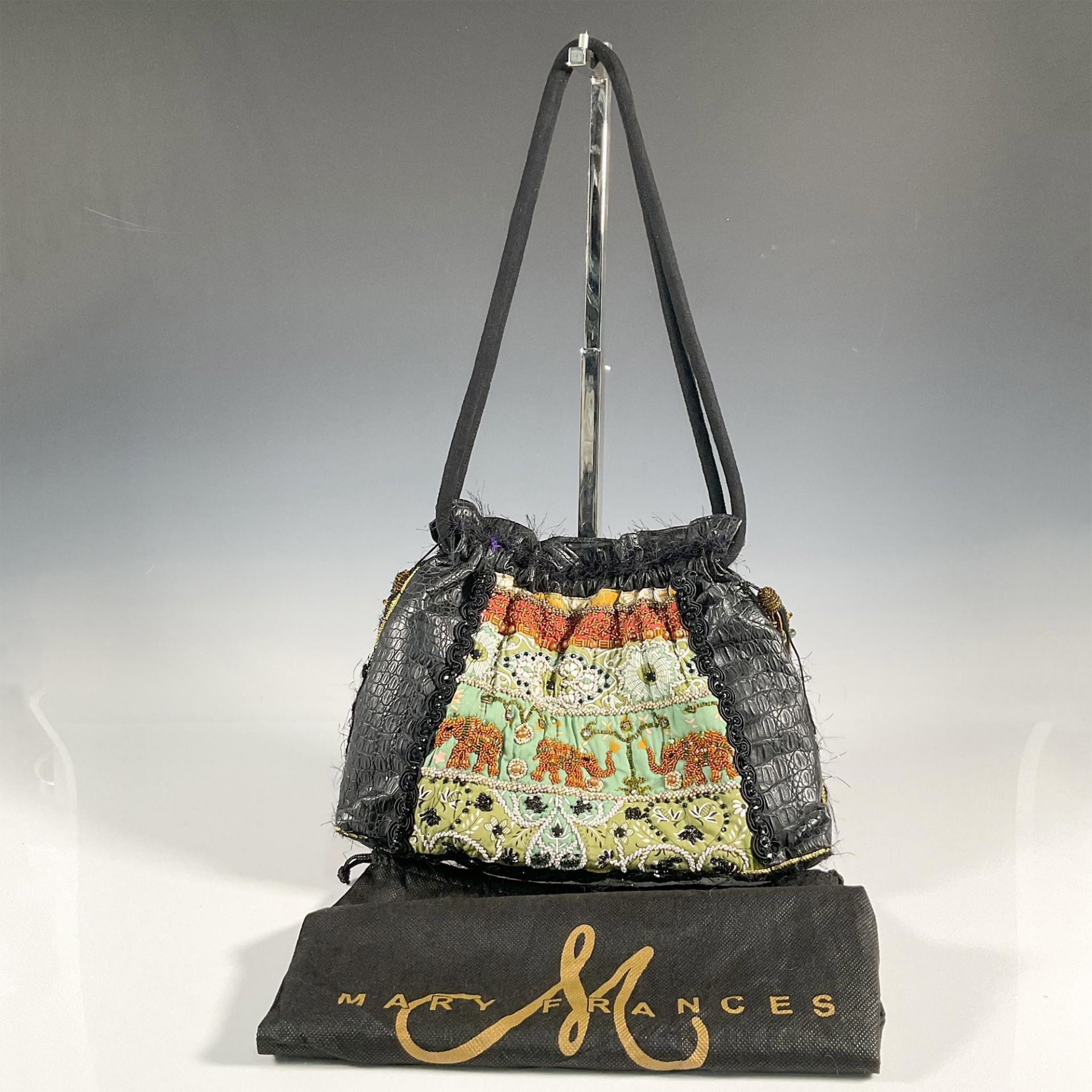 Mary Frances Shoulder Bag, Black Elephant Motif - Bild 3 aus 4