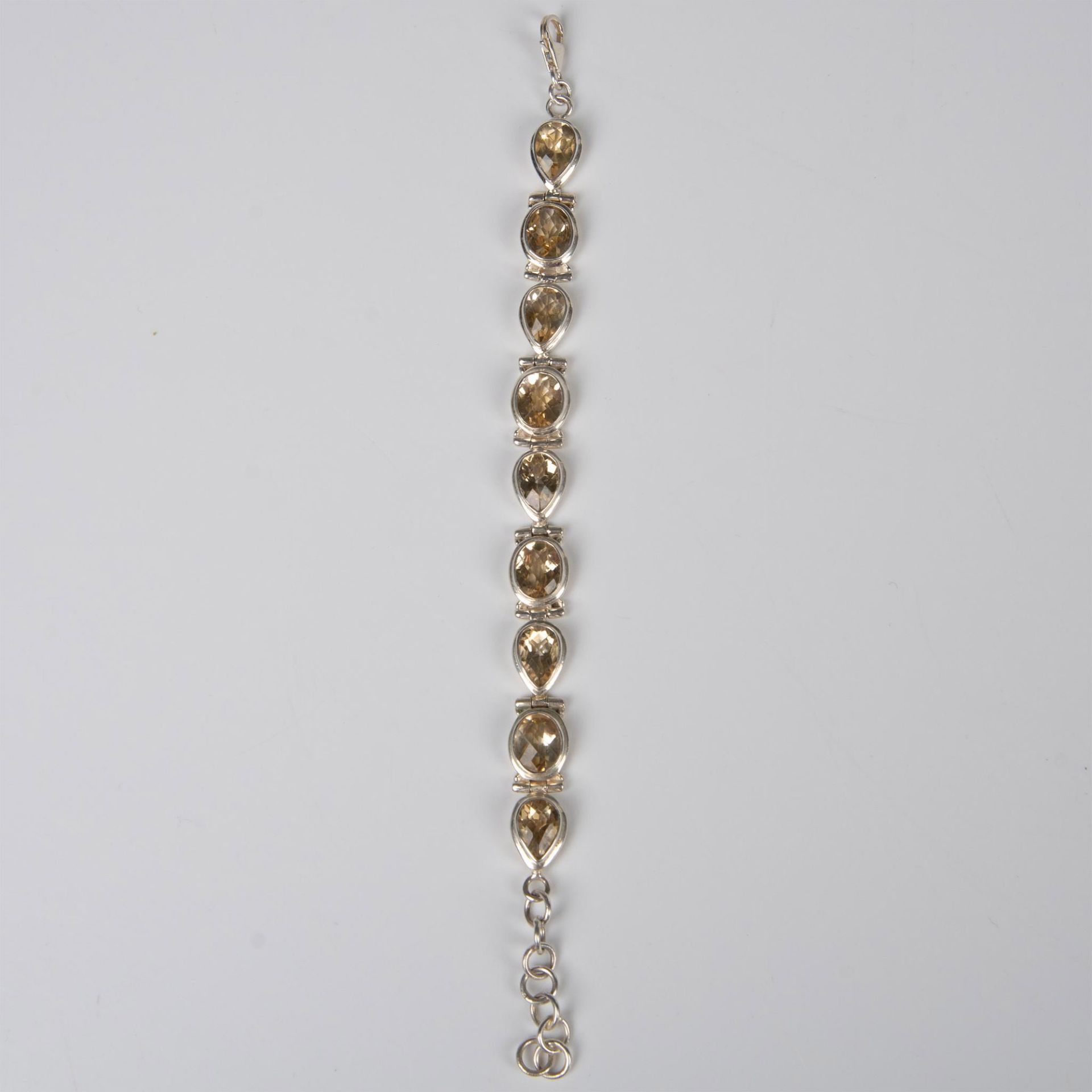 Sterling Silver and Citrine Bracelet - Image 4 of 5