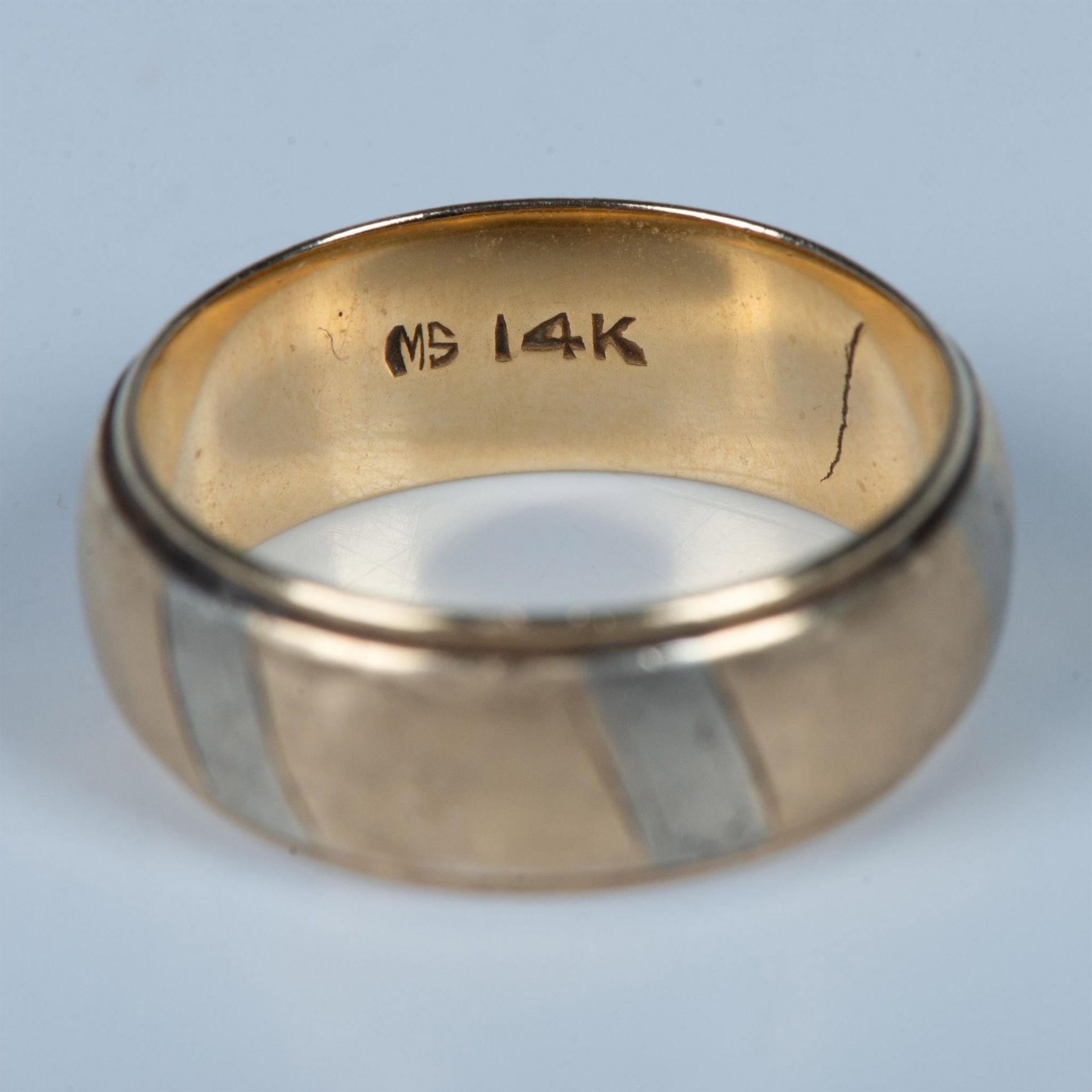 14k Yellow Gold Wedding Bands - Image 3 of 5